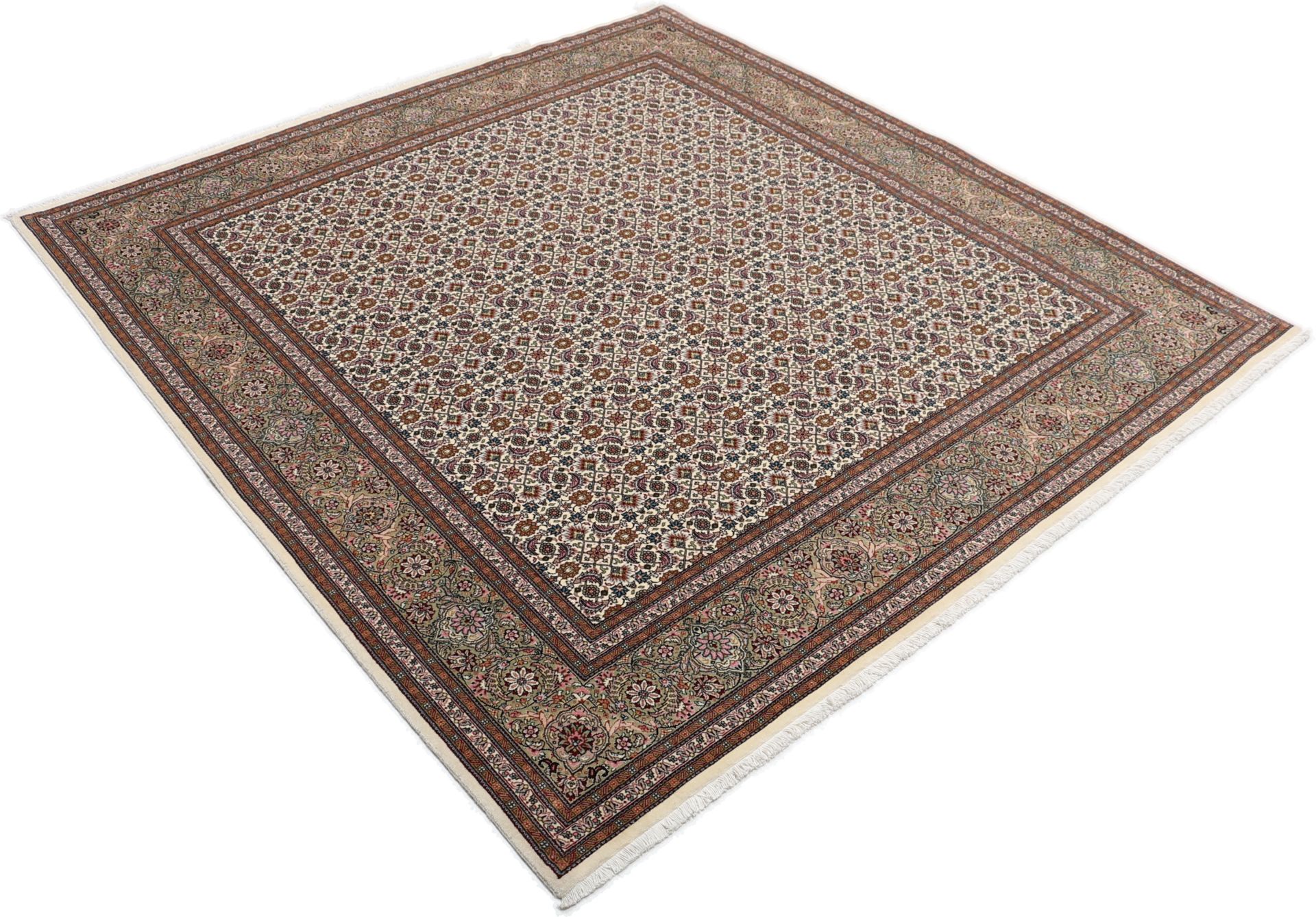 Täbriz Perserteppich aus Iran, 202 × 213 cm