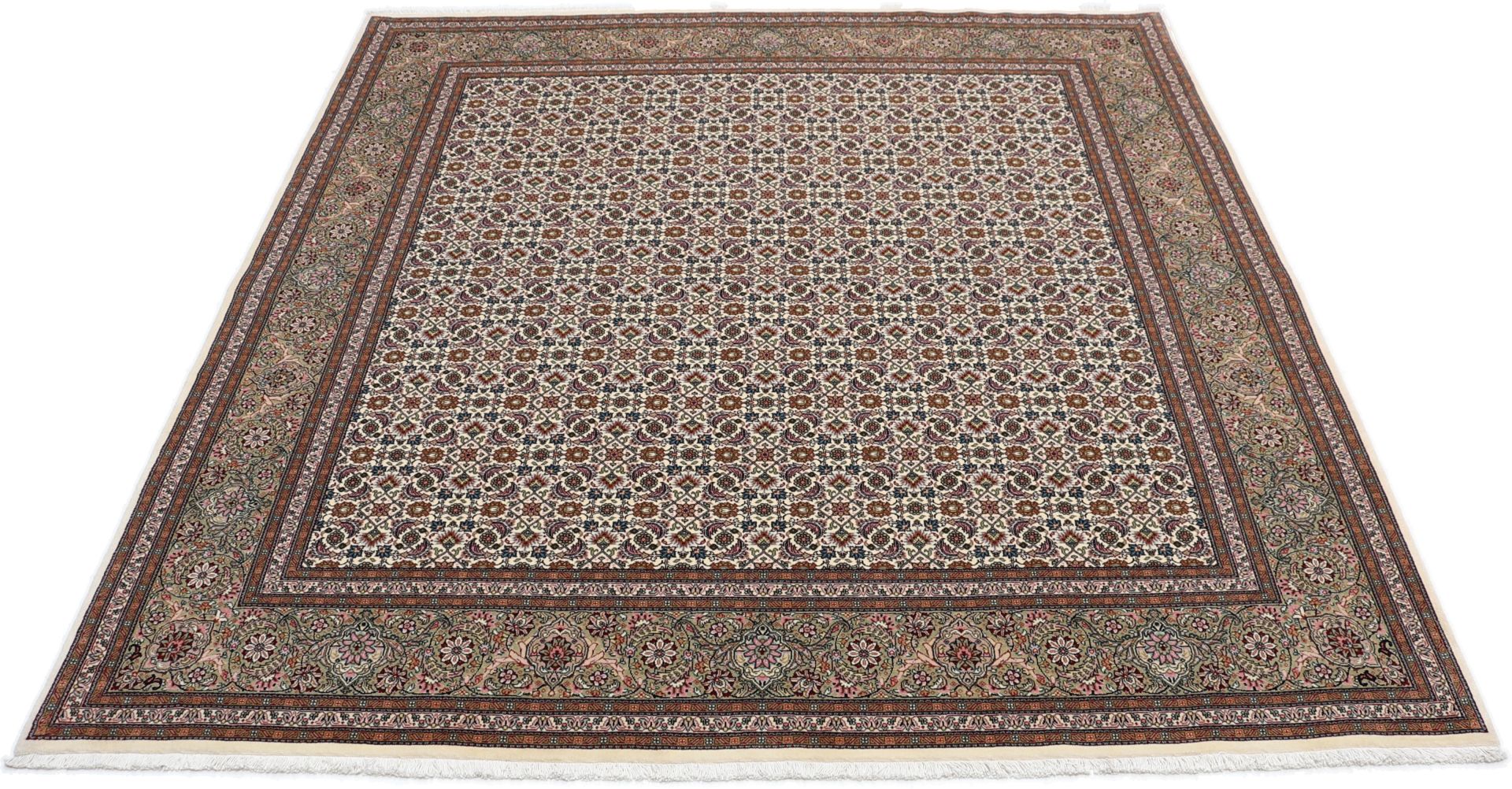 Täbriz Perserteppich aus Iran, 202 × 213 cm