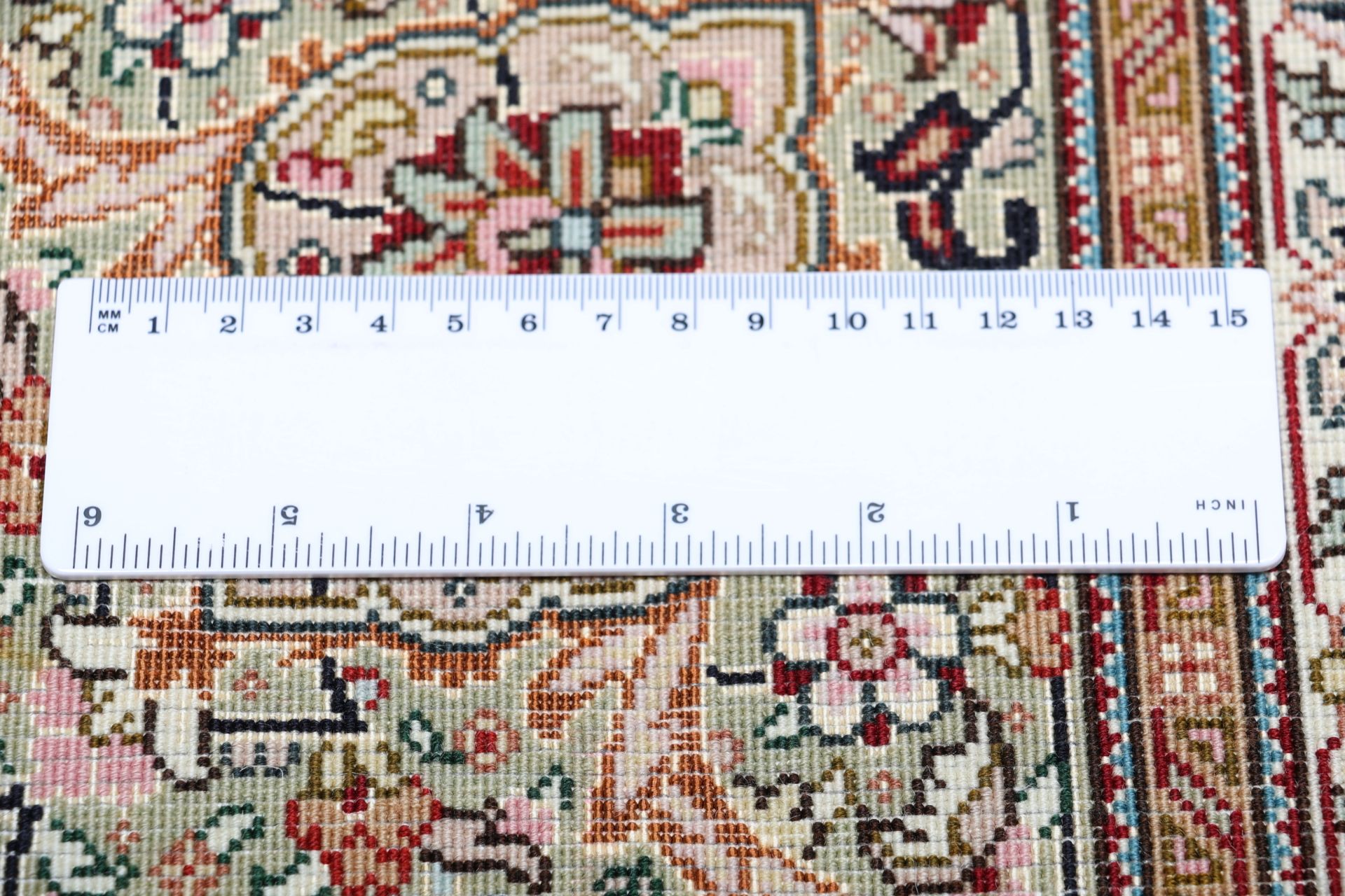 Täbriz Perserteppich aus Iran, 202 × 213 cm