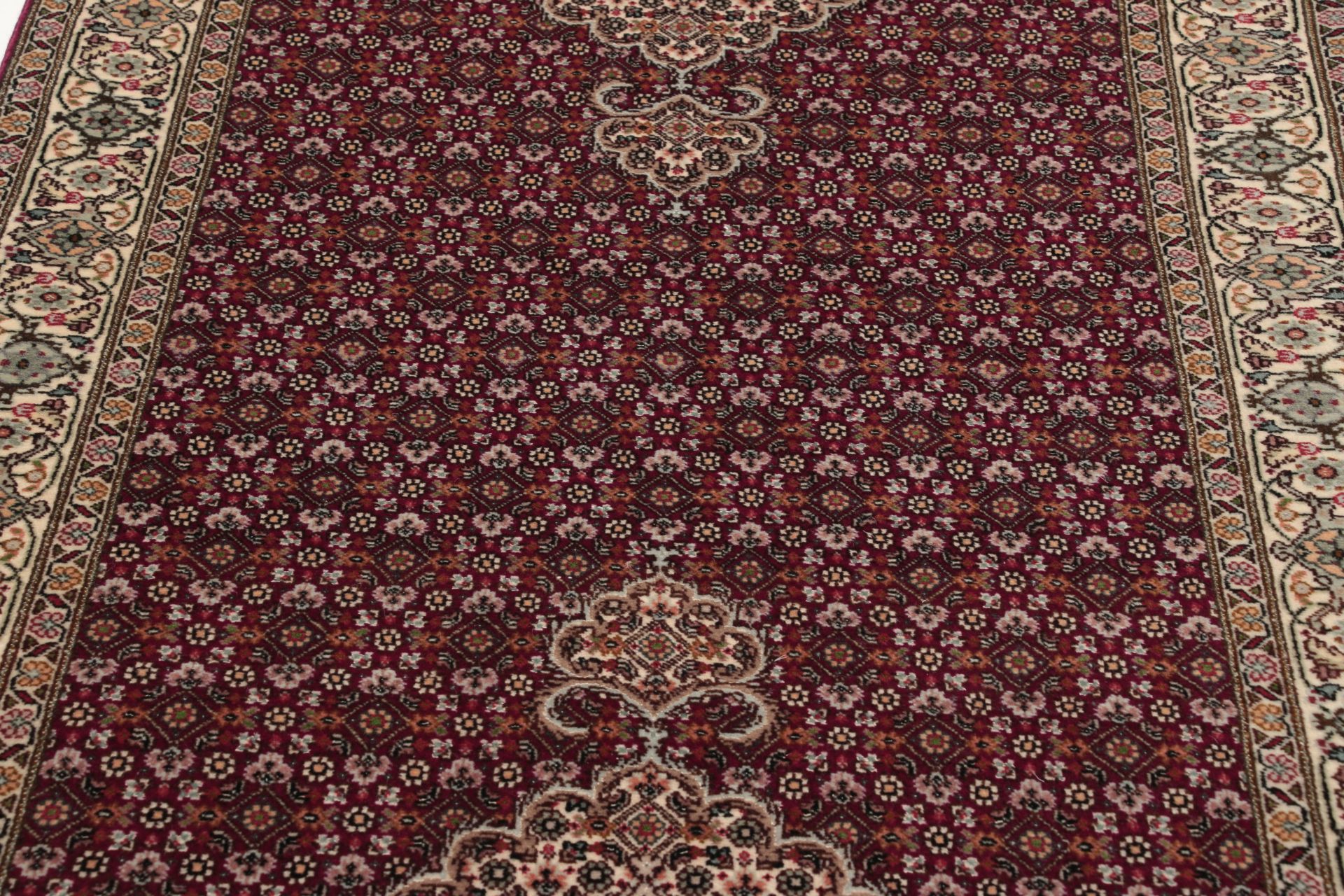 Handgeknüpfter Täbriz Perserteppich 80 × 395 cm