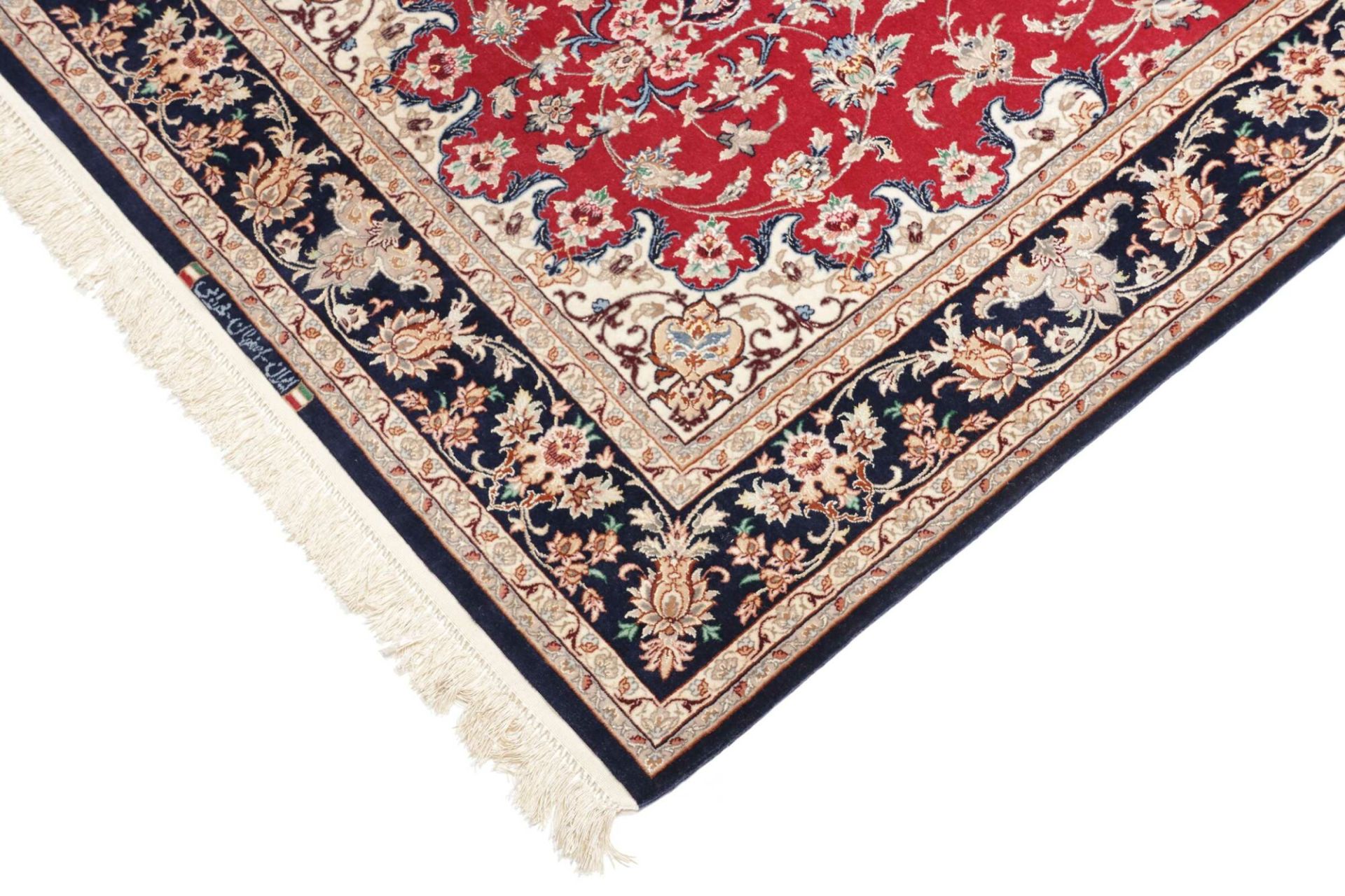 Isfahan Perserteppich aus Iran, 109 × 173 cm