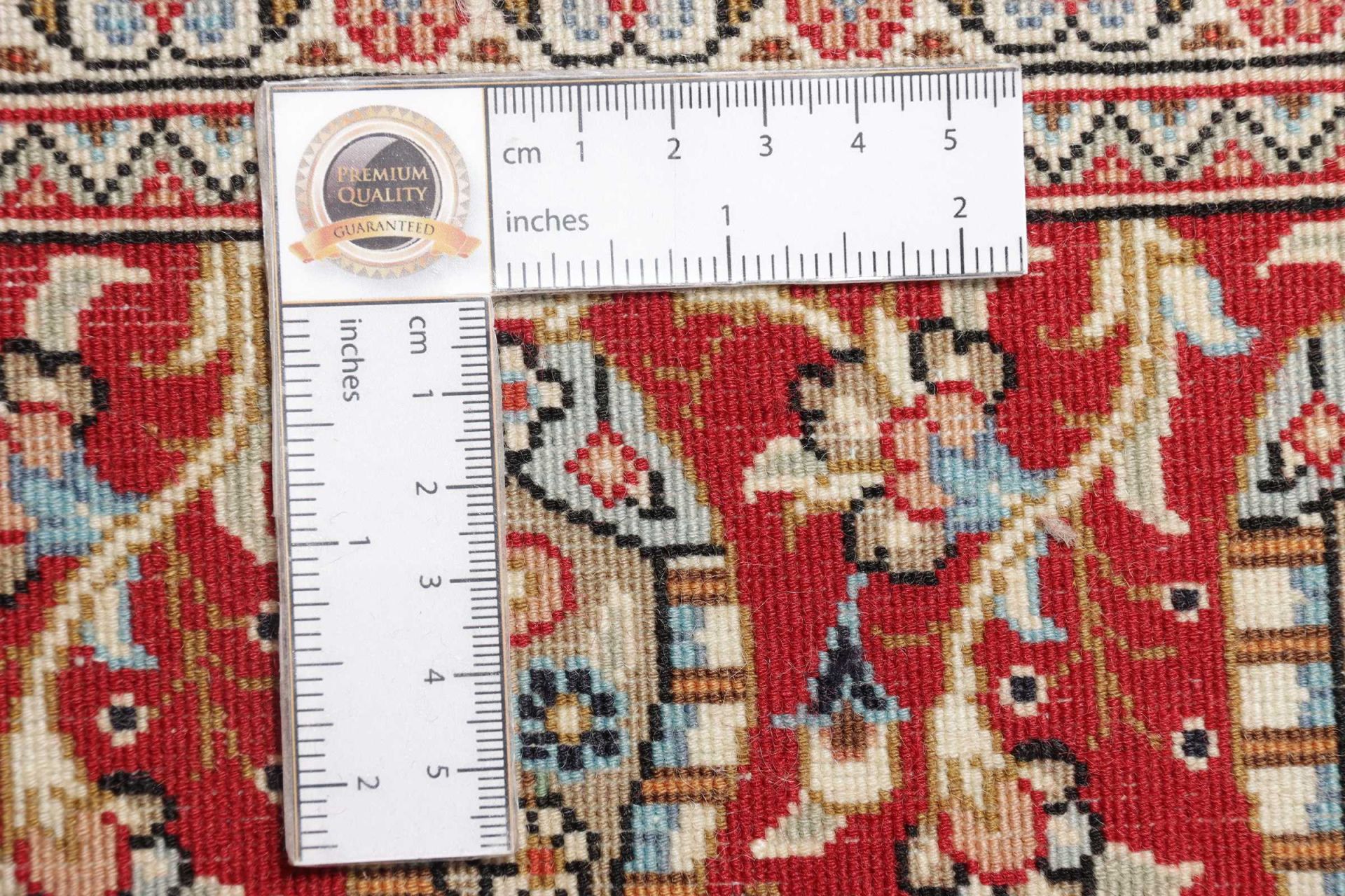 Isfahan Perserteppich aus Iran, 134 × 205 cm