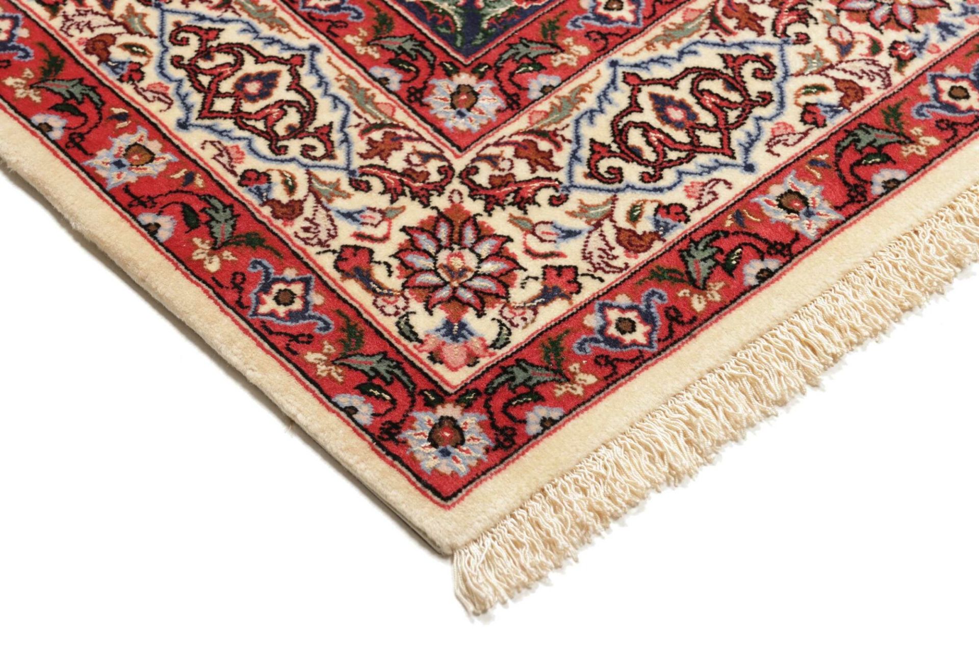 Isfahan Perserteppich aus Iran, 105 × 159 cm