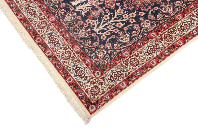 Isfahan Perserteppich aus Iran, 105 × 159 cm