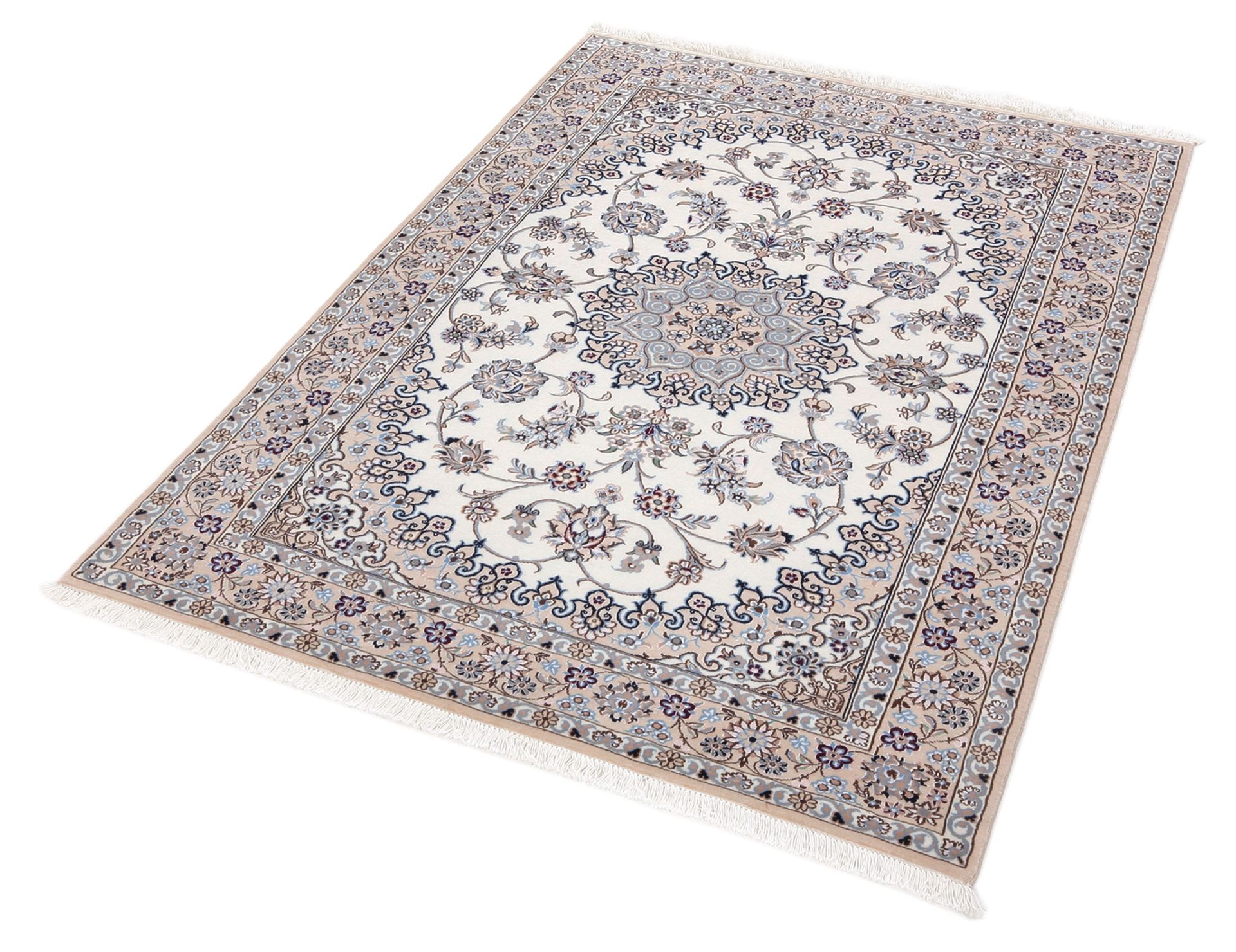 Handgeknüpfter Nain Perserteppich 102 × 145 cm