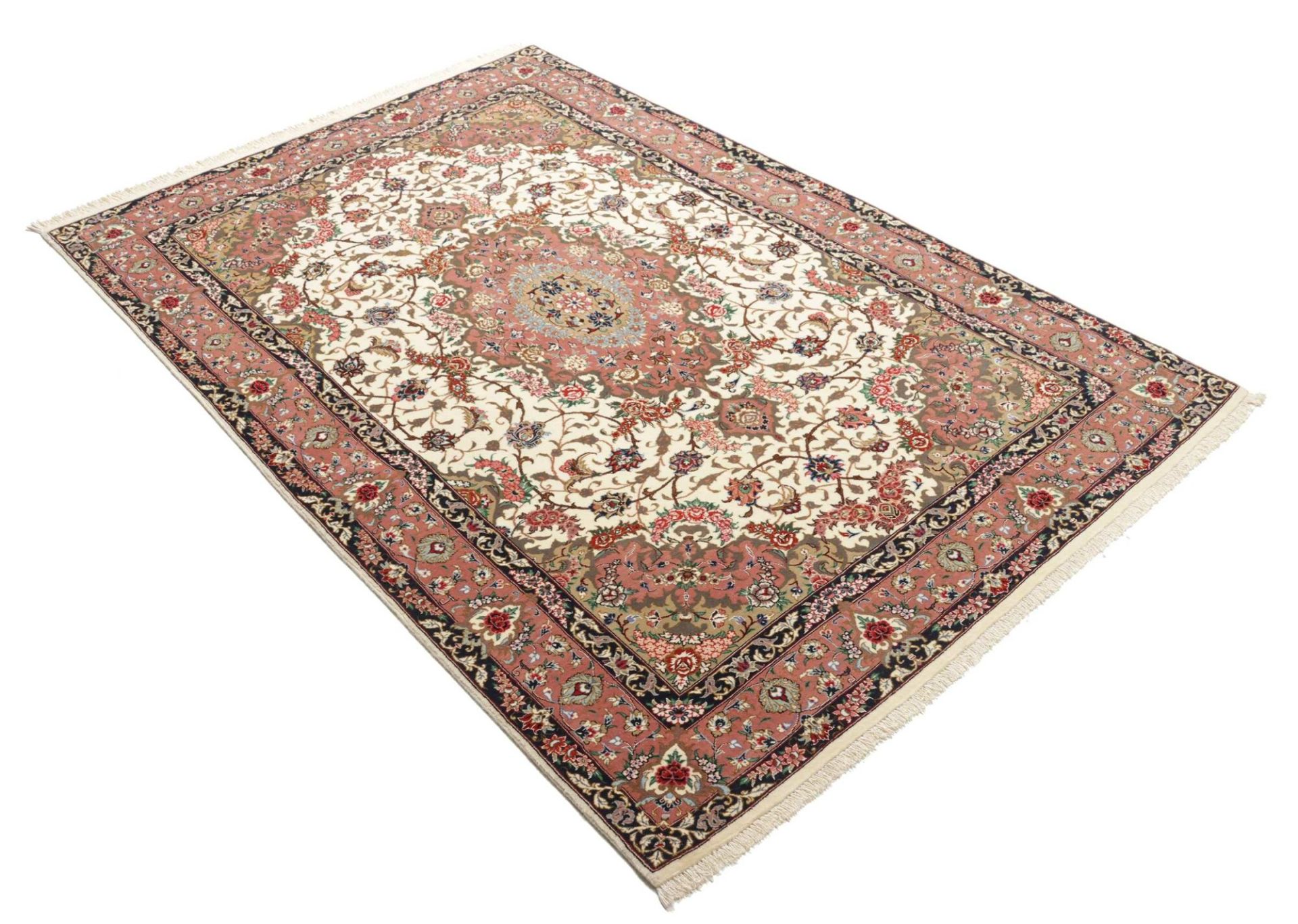 Handgeknüpfter Isfahan Perserteppich 132 × 193 cm