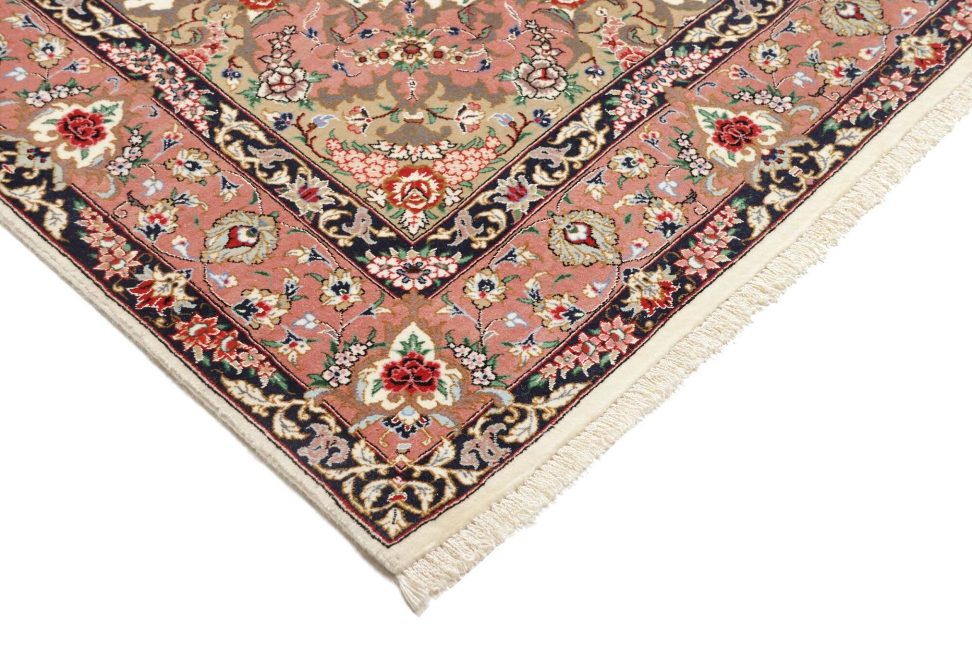 Handgeknüpfter Isfahan Perserteppich 132 × 193 cm