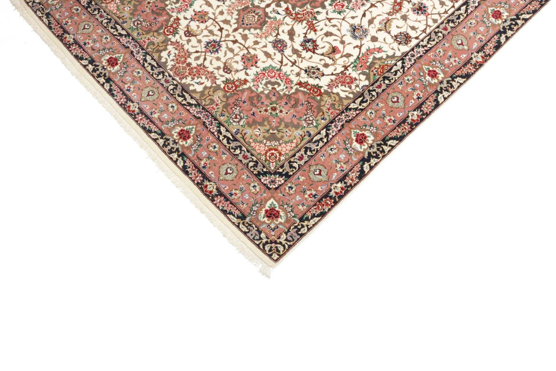 Handgeknüpfter Isfahan Perserteppich 132 × 193 cm