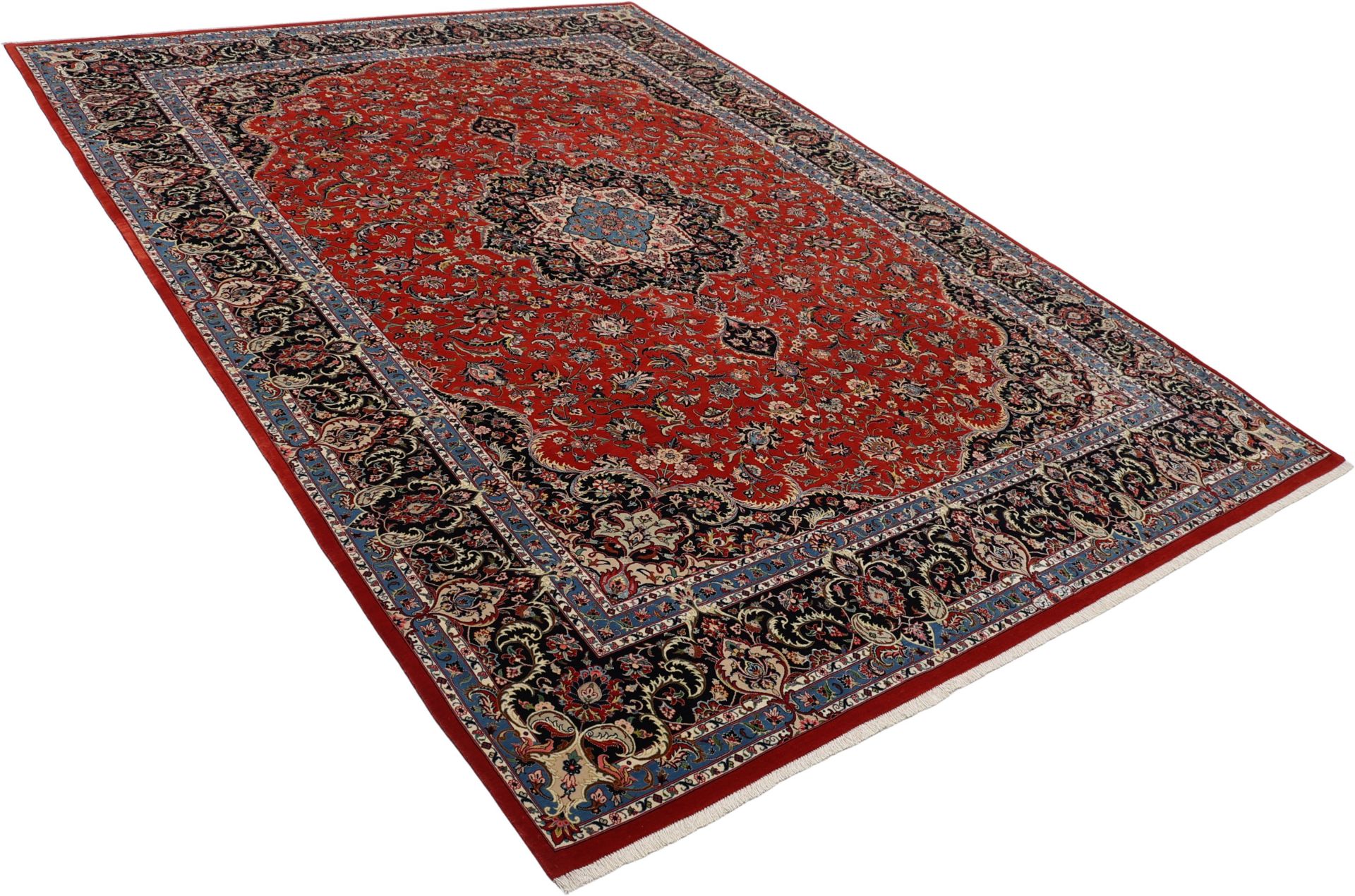 Handgeknüpfter Isfahan Perserteppich 248 × 340 cm