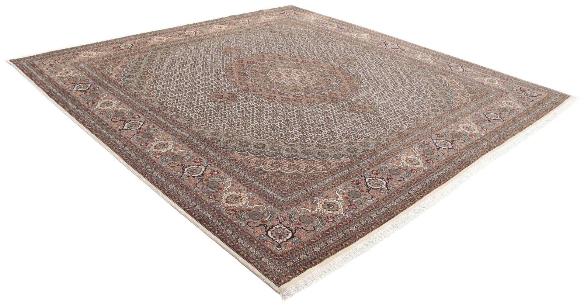 Täbriz Perserteppich aus Iran, 250 × 250 cm