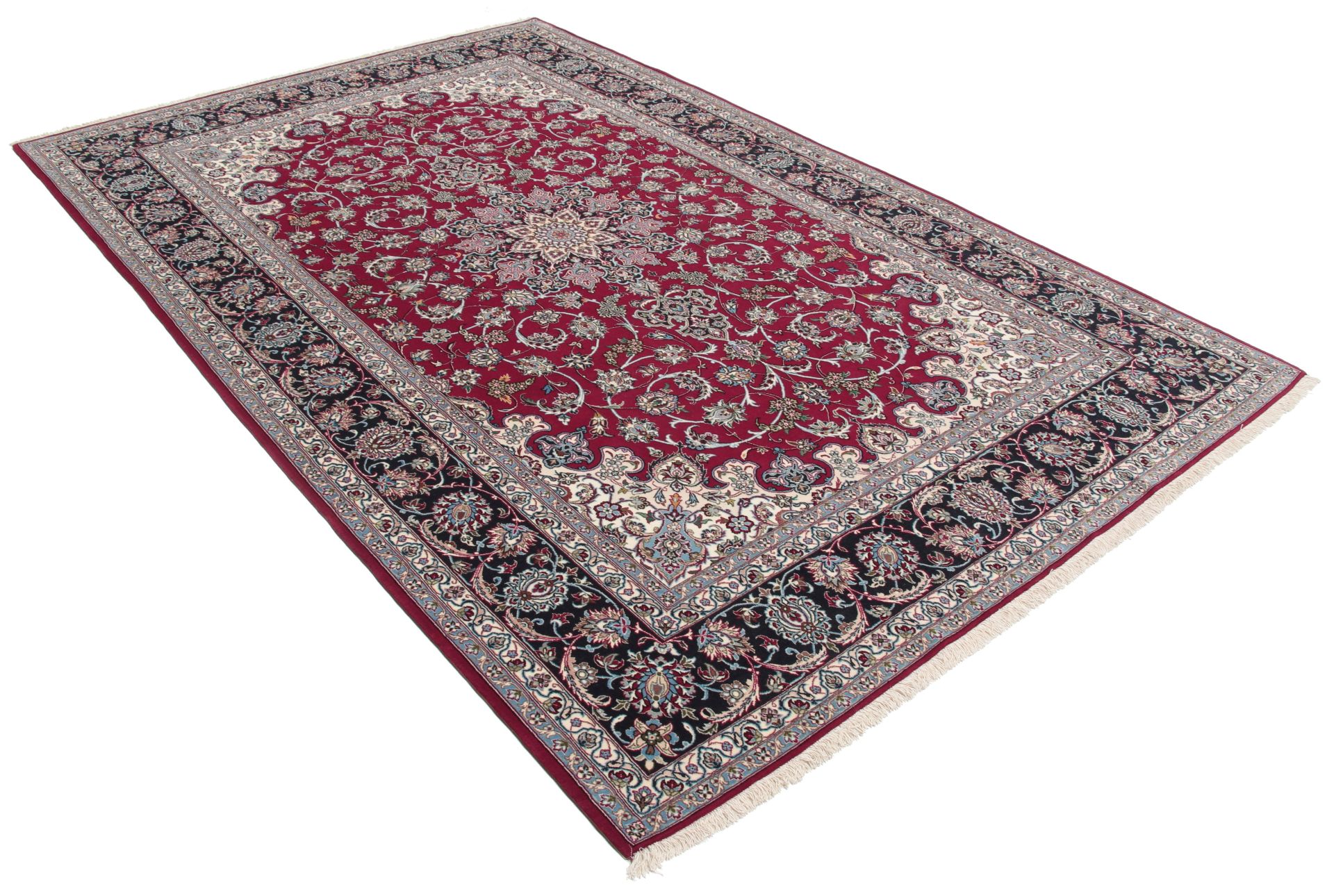 Handgeknüpfter Isfahan Perserteppich 200 × 310 cm
