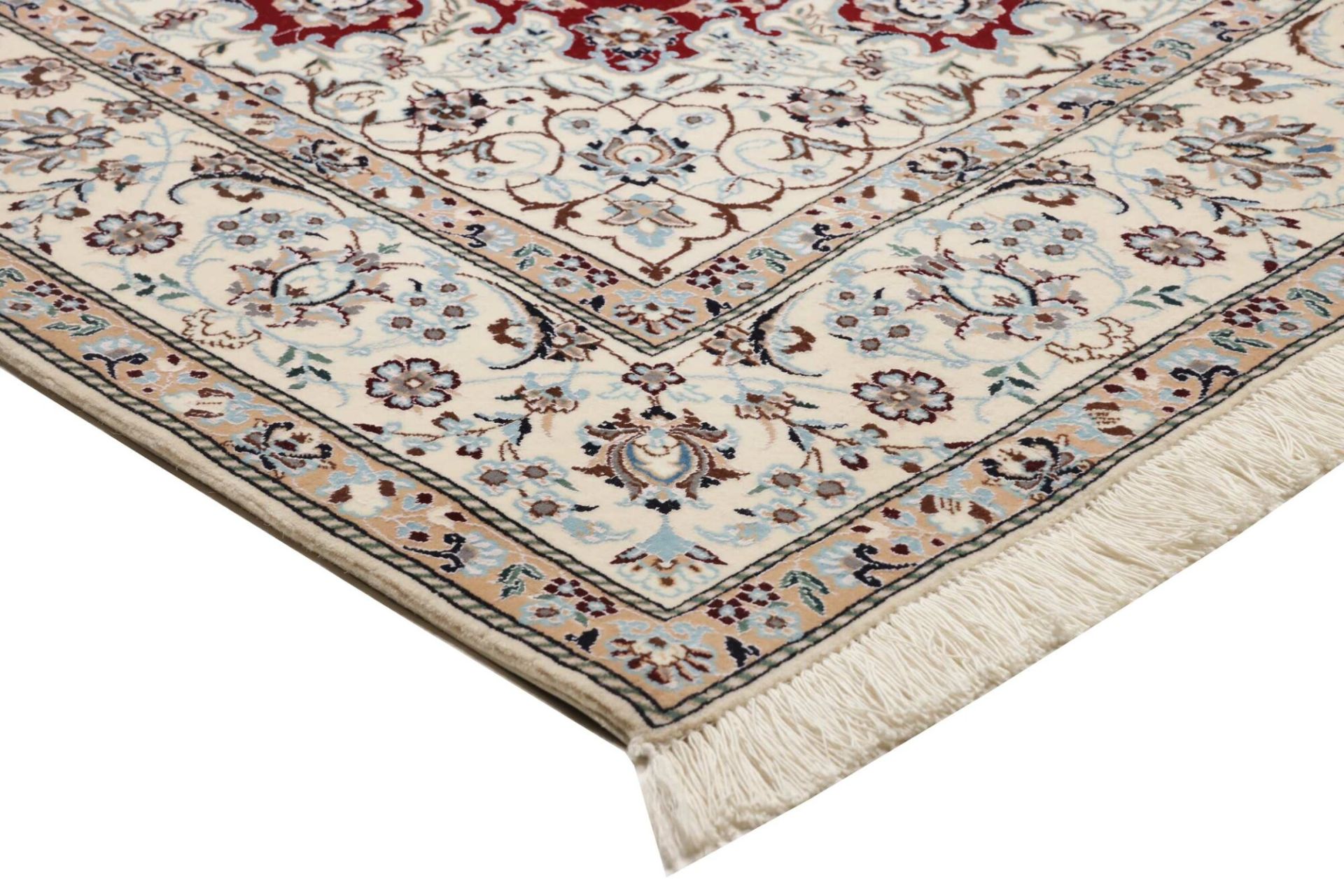 Nain Perserteppich aus Iran, 136 × 216 cm