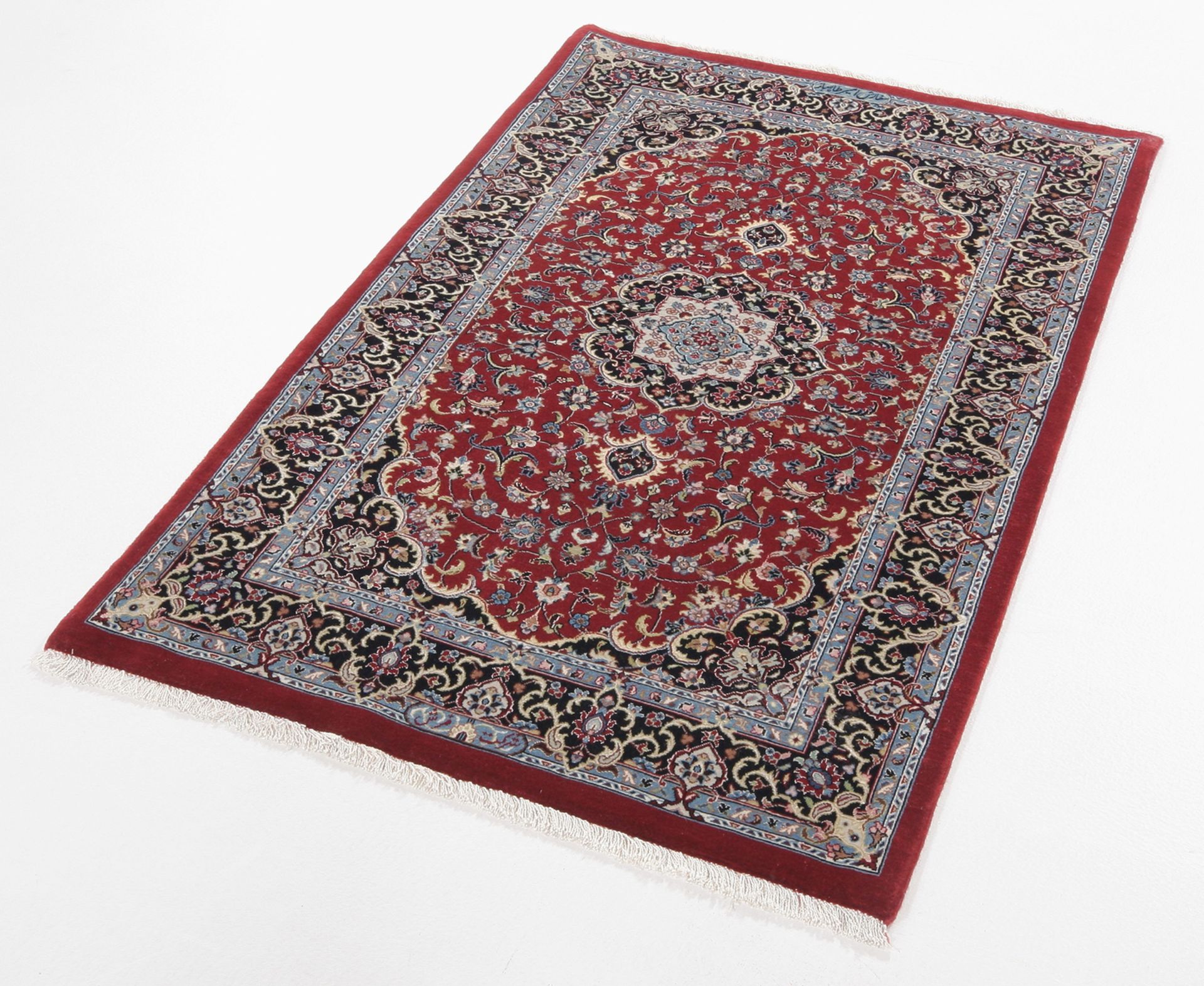 Handgeknüpfter Isfahan Perserteppich 80 × 130 cm