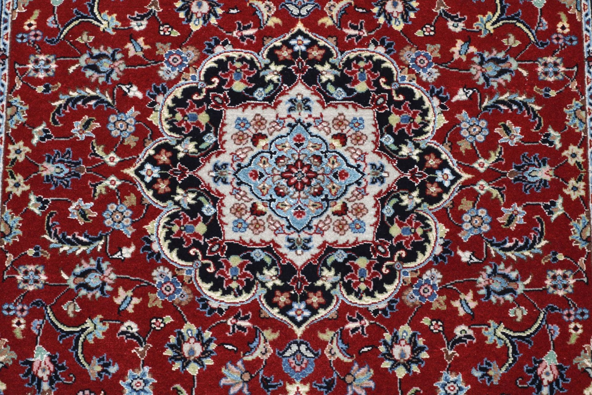 Handgeknüpfter Isfahan Perserteppich 80 × 130 cm