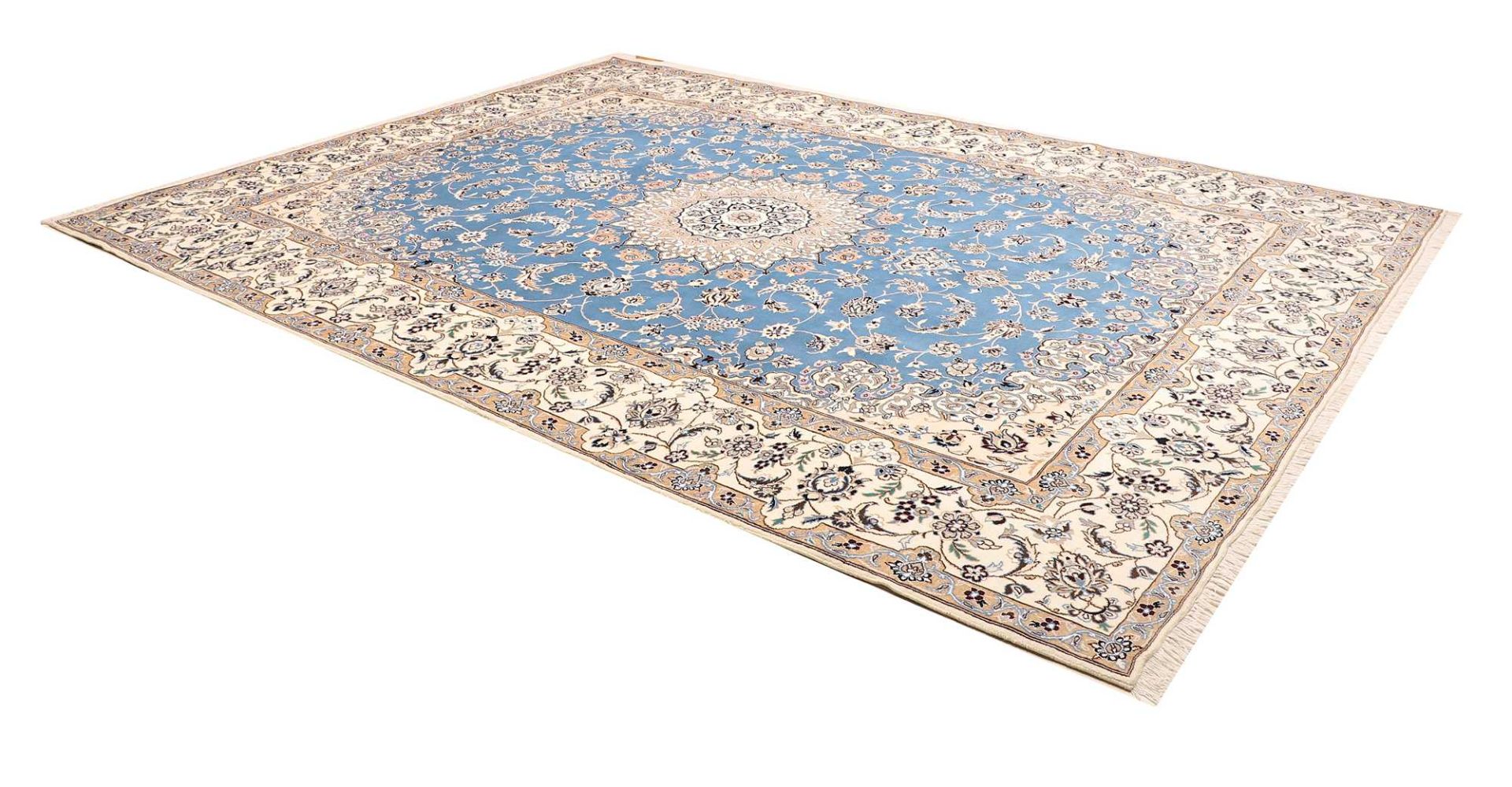 Handgeknüpfter Nain Perserteppich, 256 × 349 cm, Wolle