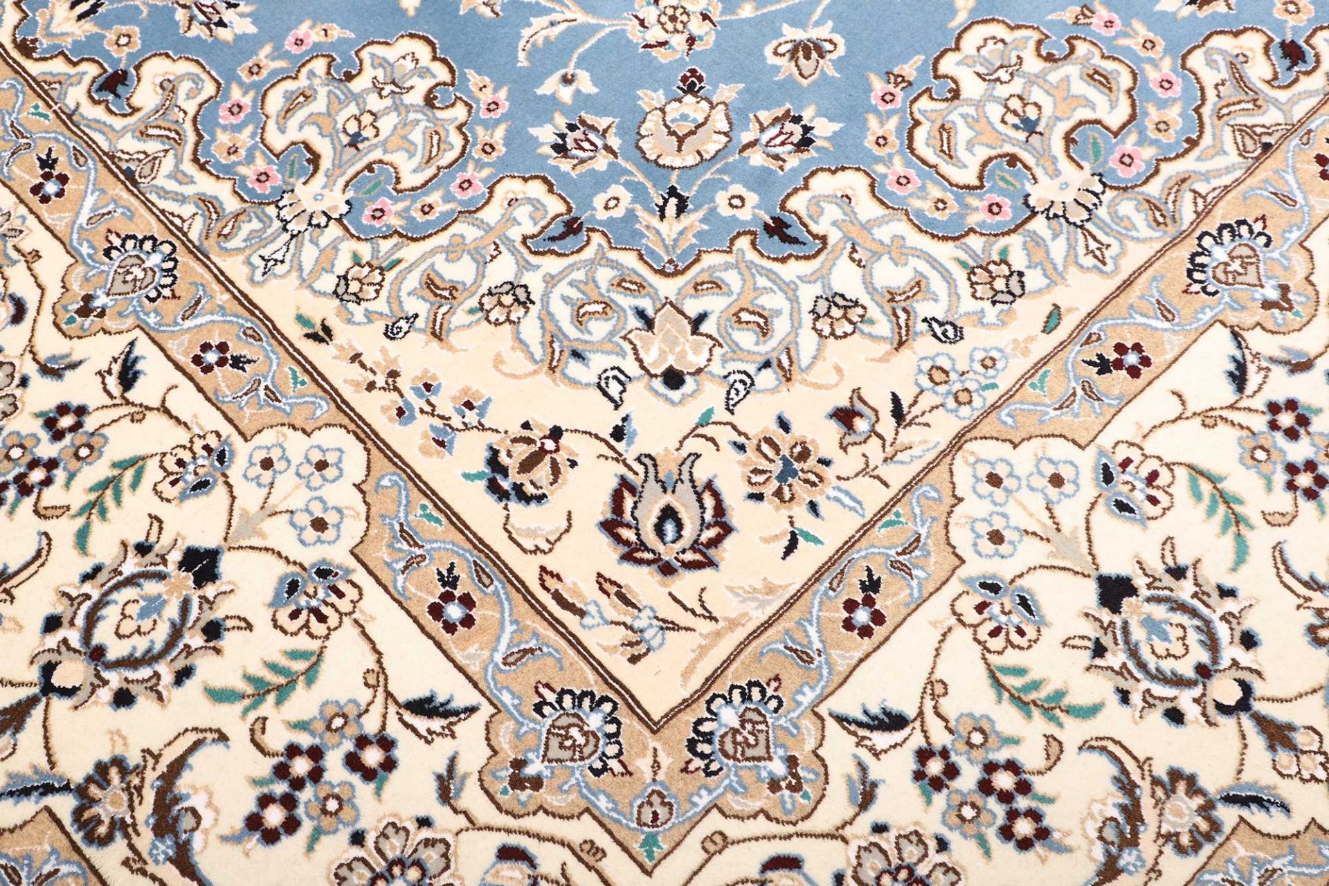 Handgeknüpfter Nain Perserteppich, 256 × 349 cm, Wolle