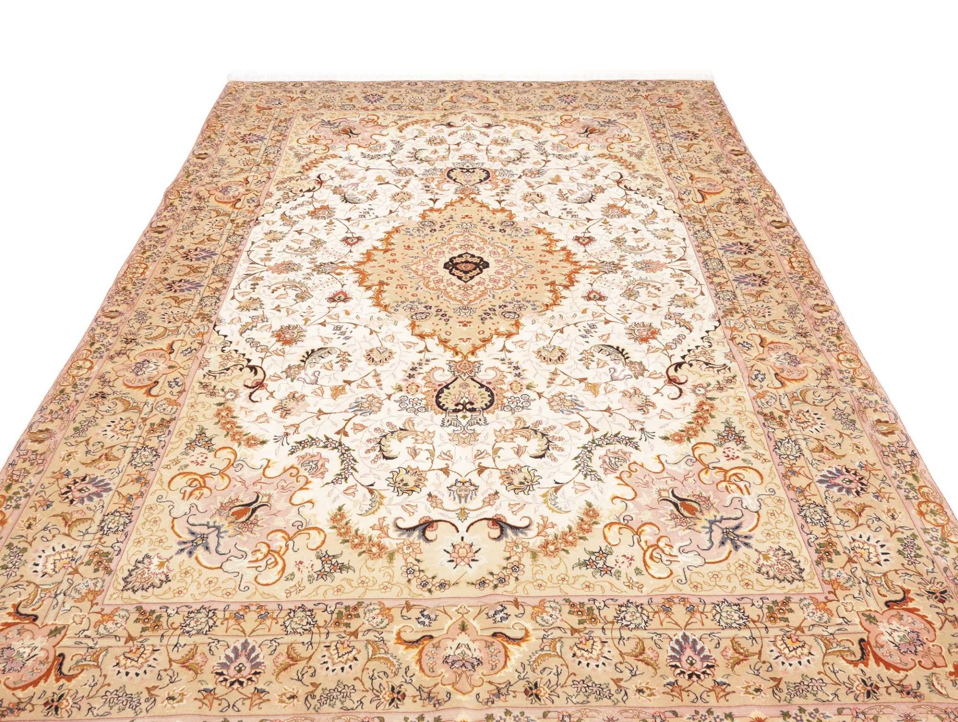 Täbriz Perserteppich aus Iran, 201 × 321 cm