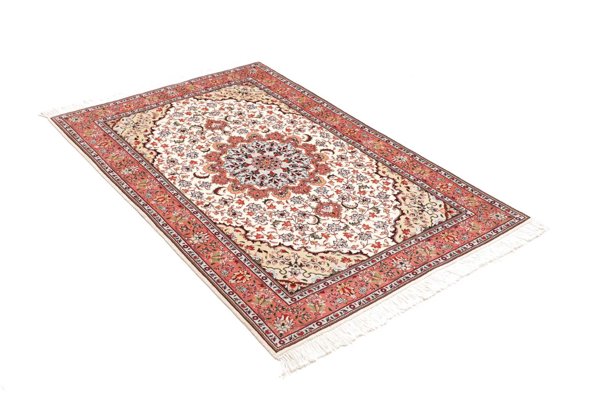 Täbriz Perserteppich aus Iran, 103 × 149 cm