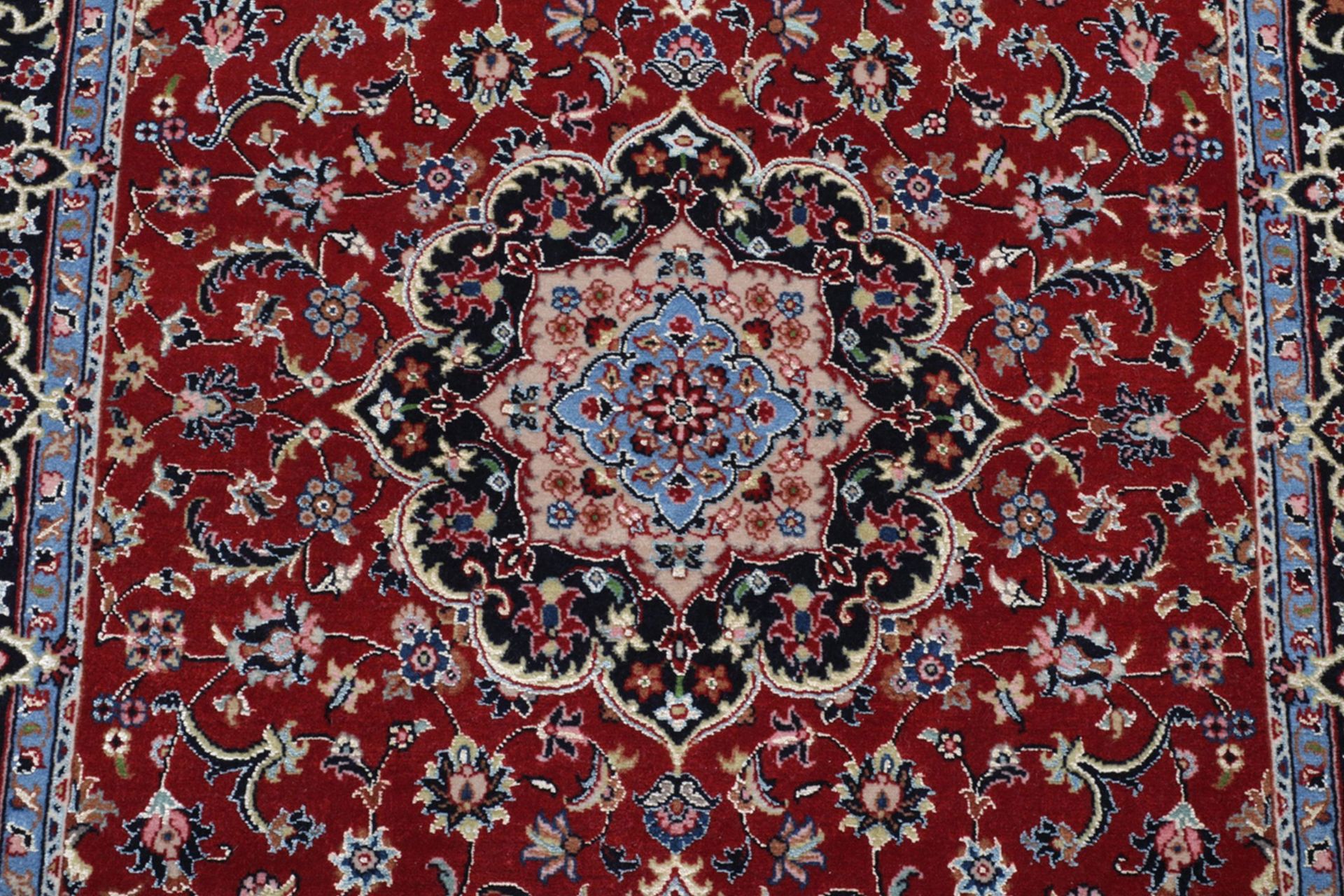 Handgeknüpfter Isfahan Perserteppich 85 × 130 cm