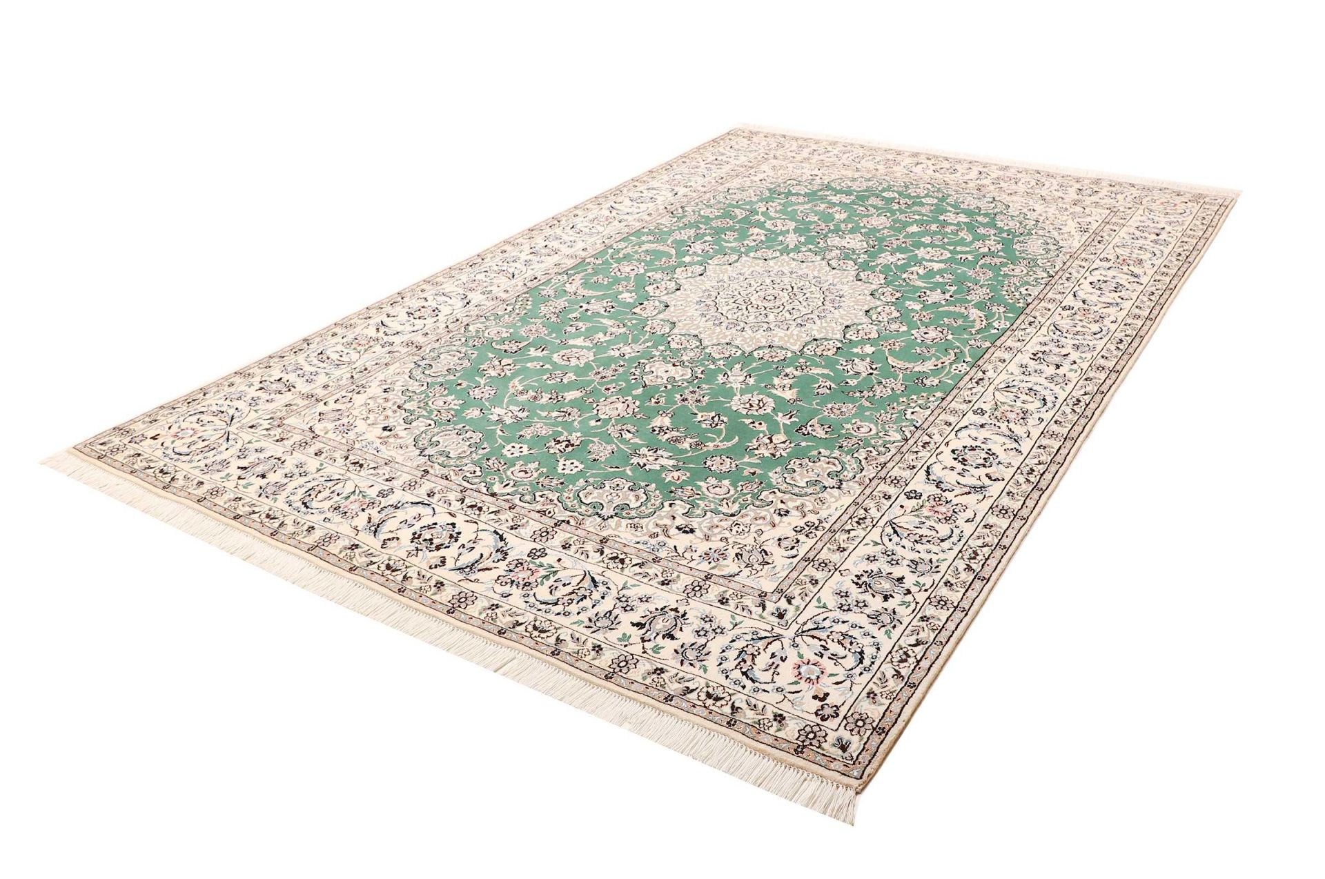 Handgeknüpfter Nain Perserteppich 201 × 297 cm