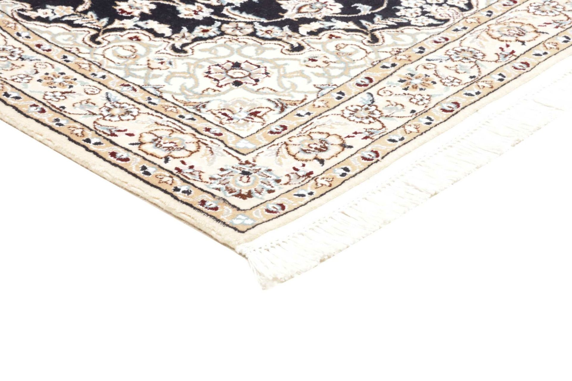Handgeknüpfter Nain Perserteppich, 99 × 149 cm, Wolle