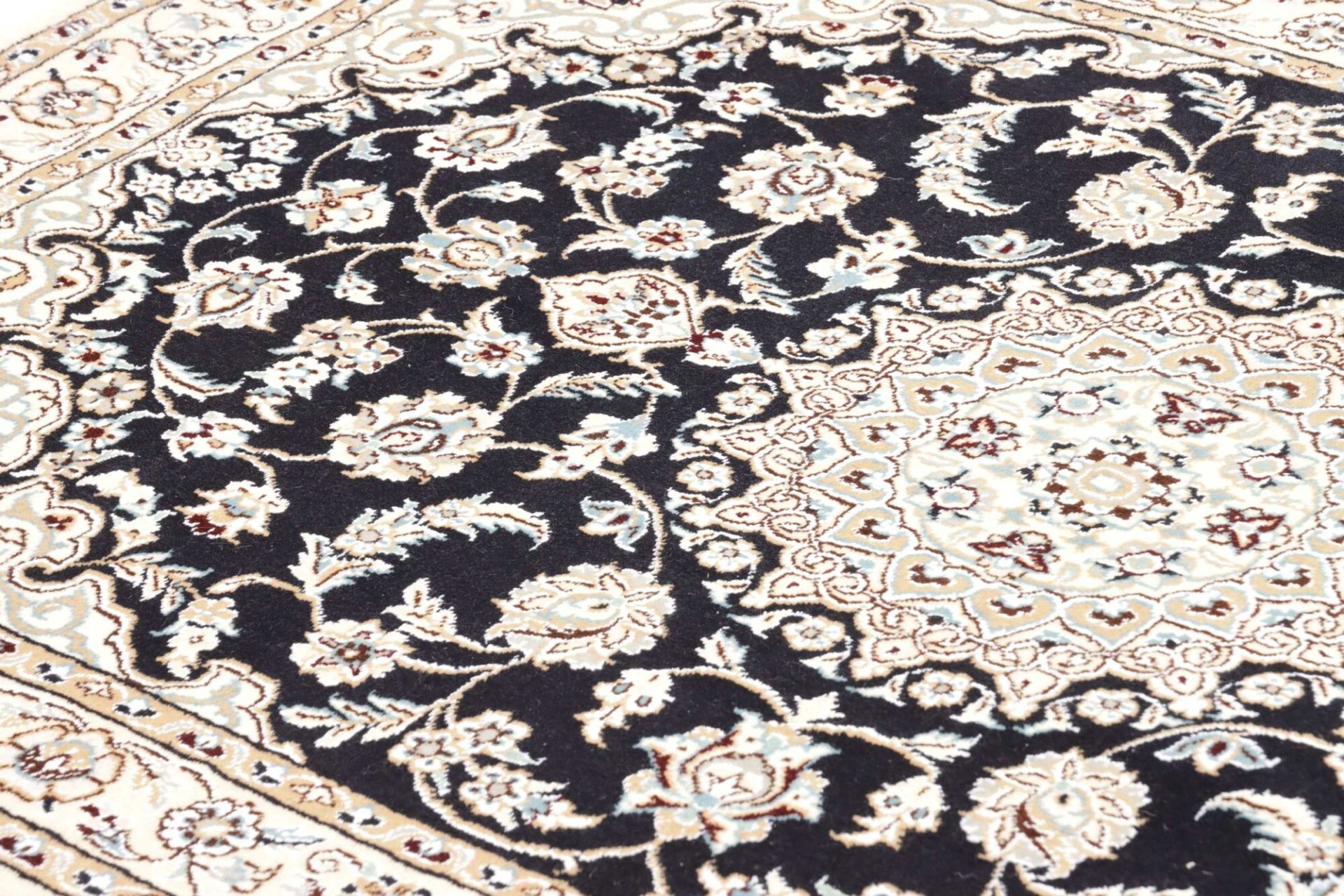 Handgeknüpfter Nain Perserteppich, 99 × 149 cm, Wolle
