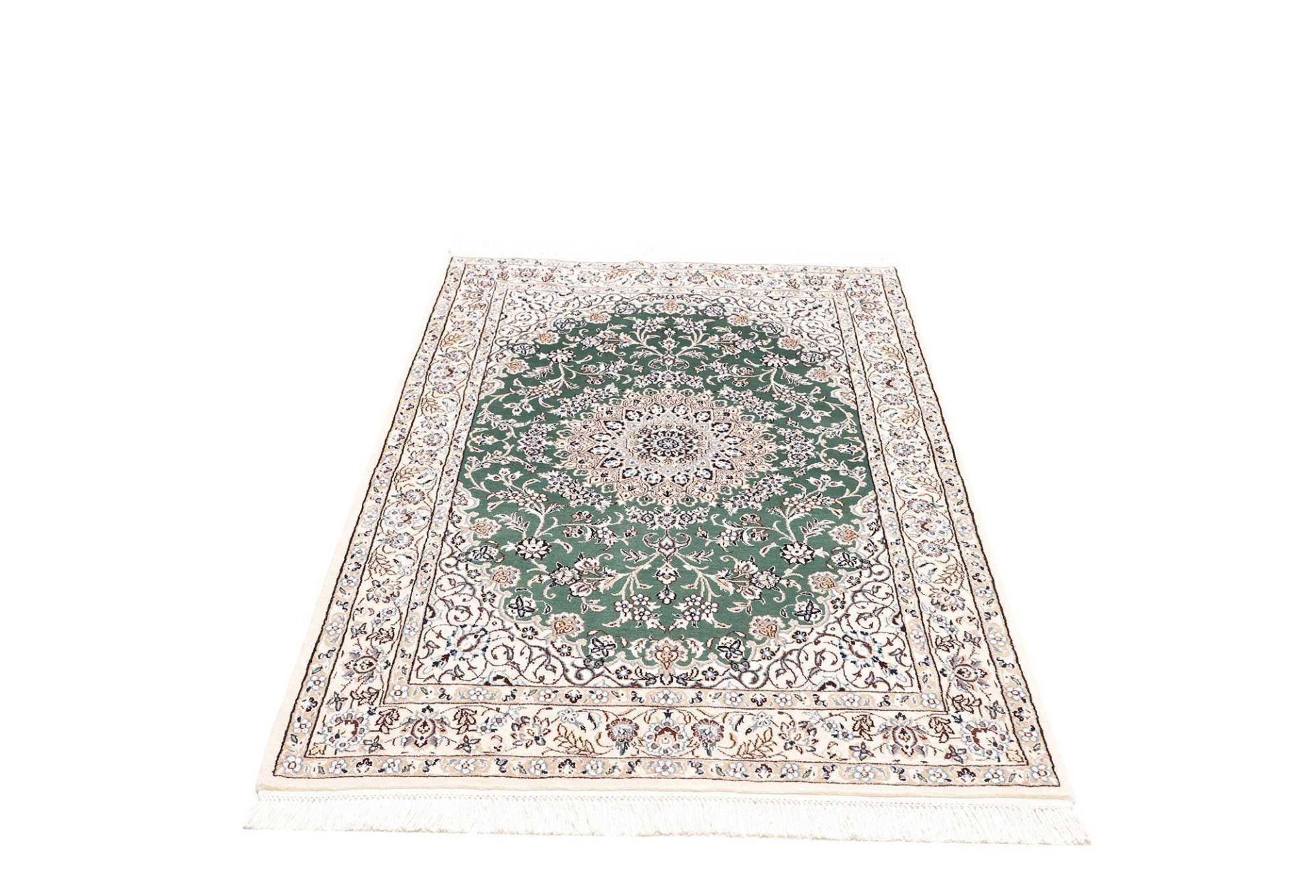 Handgeknüpfter Nain Perserteppich 106 × 153 cm
