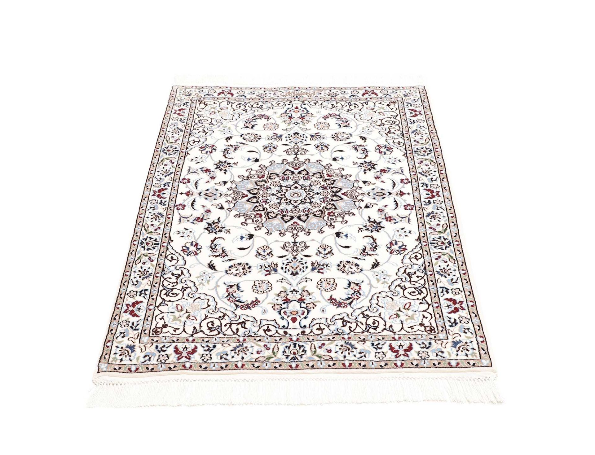 Nain Perserteppich aus Iran, 87 × 119 cm