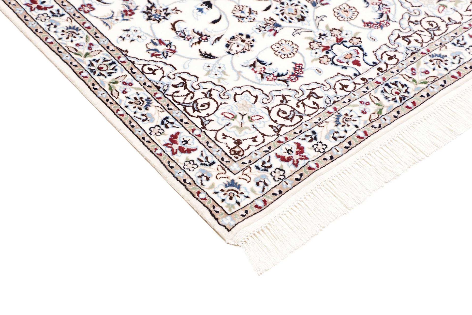 Nain Perserteppich aus Iran, 87 × 119 cm