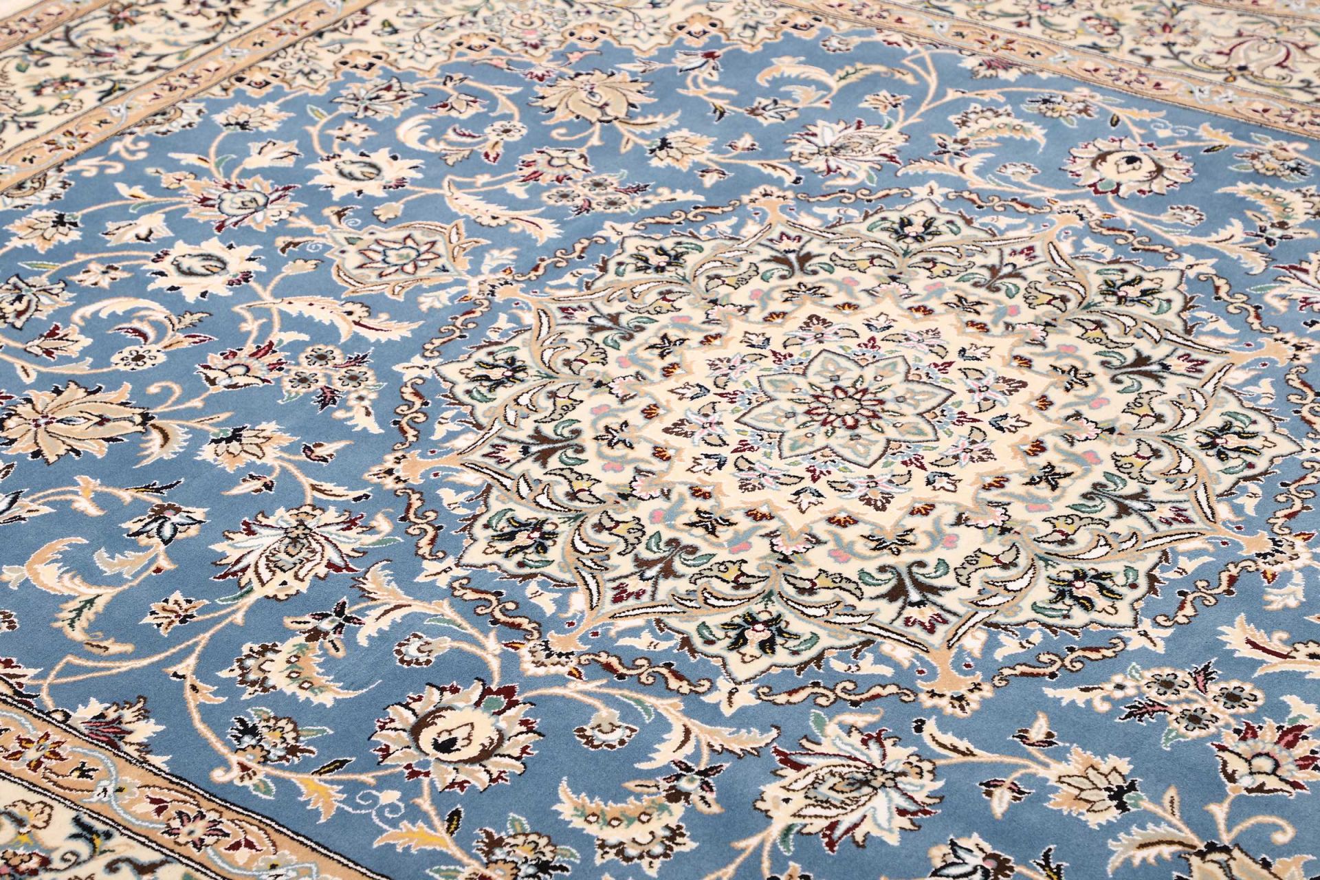 Handgeknüpfter Nain Perserteppich, 204 × 256 cm, Wolle