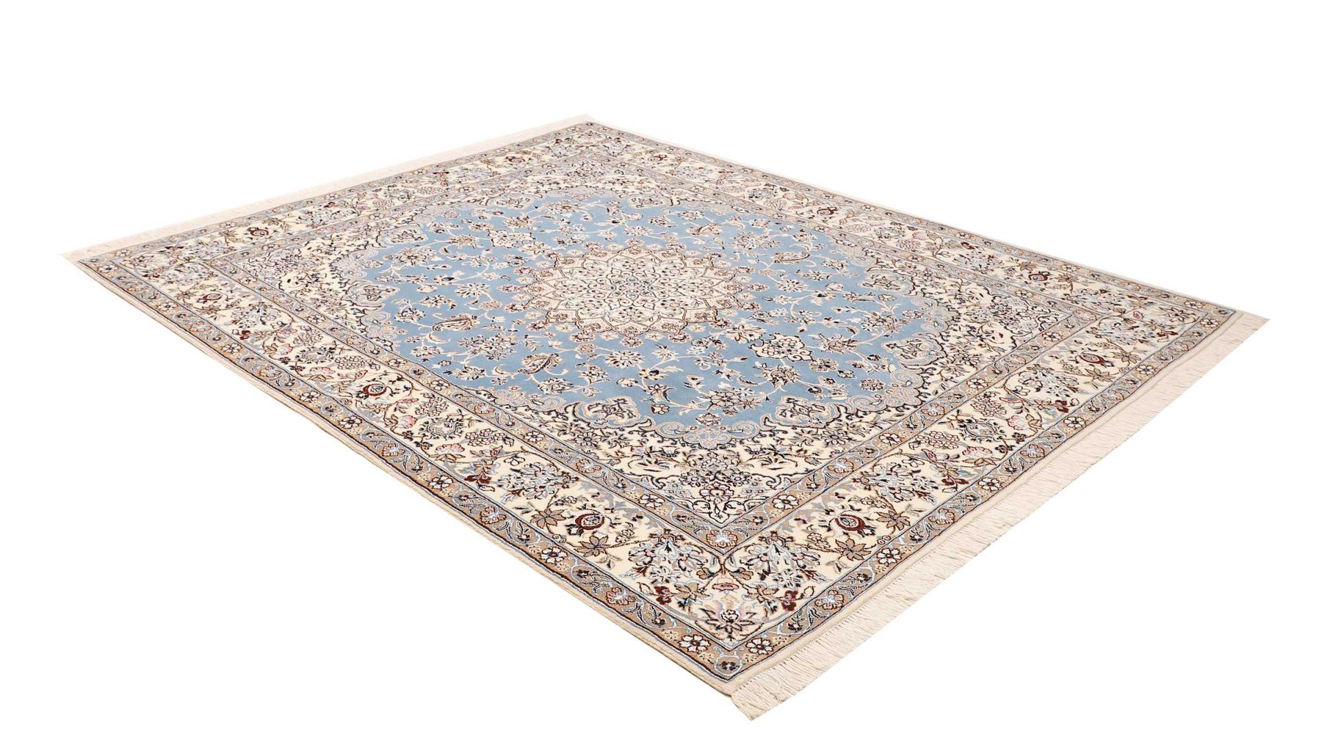 Nain Perserteppich 198 × 244 cm aus Wolle, handgeknüpft