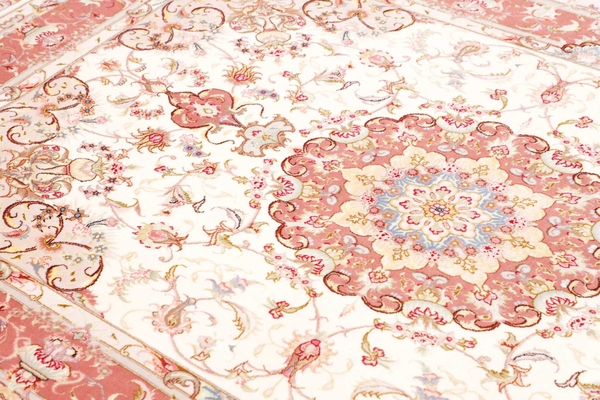 Handgeknüpfter Täbriz Perserteppich, 150 × 219 cm, Wolle
