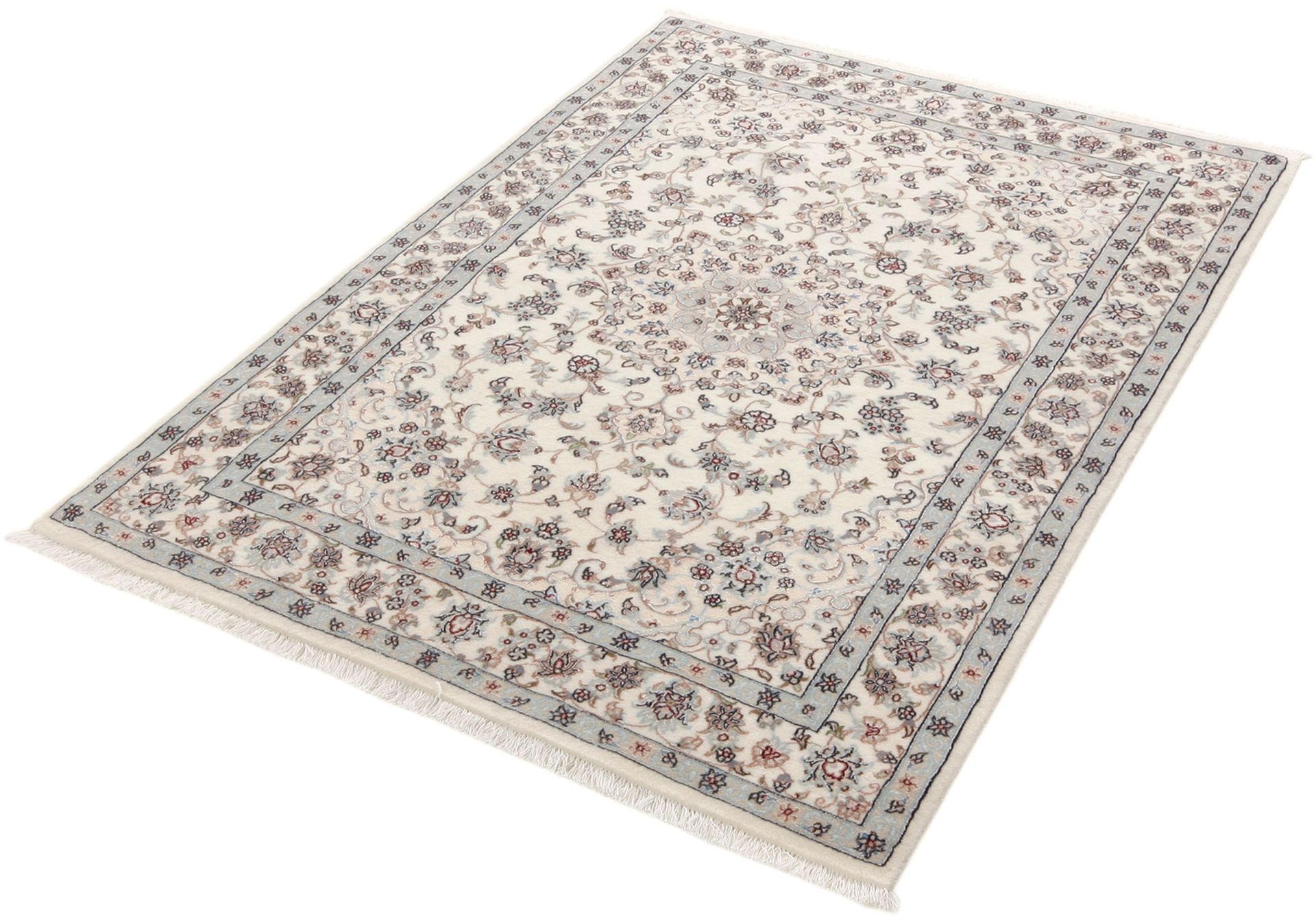 Handgeknüpfter Nain Perserteppich 112 × 160 cm