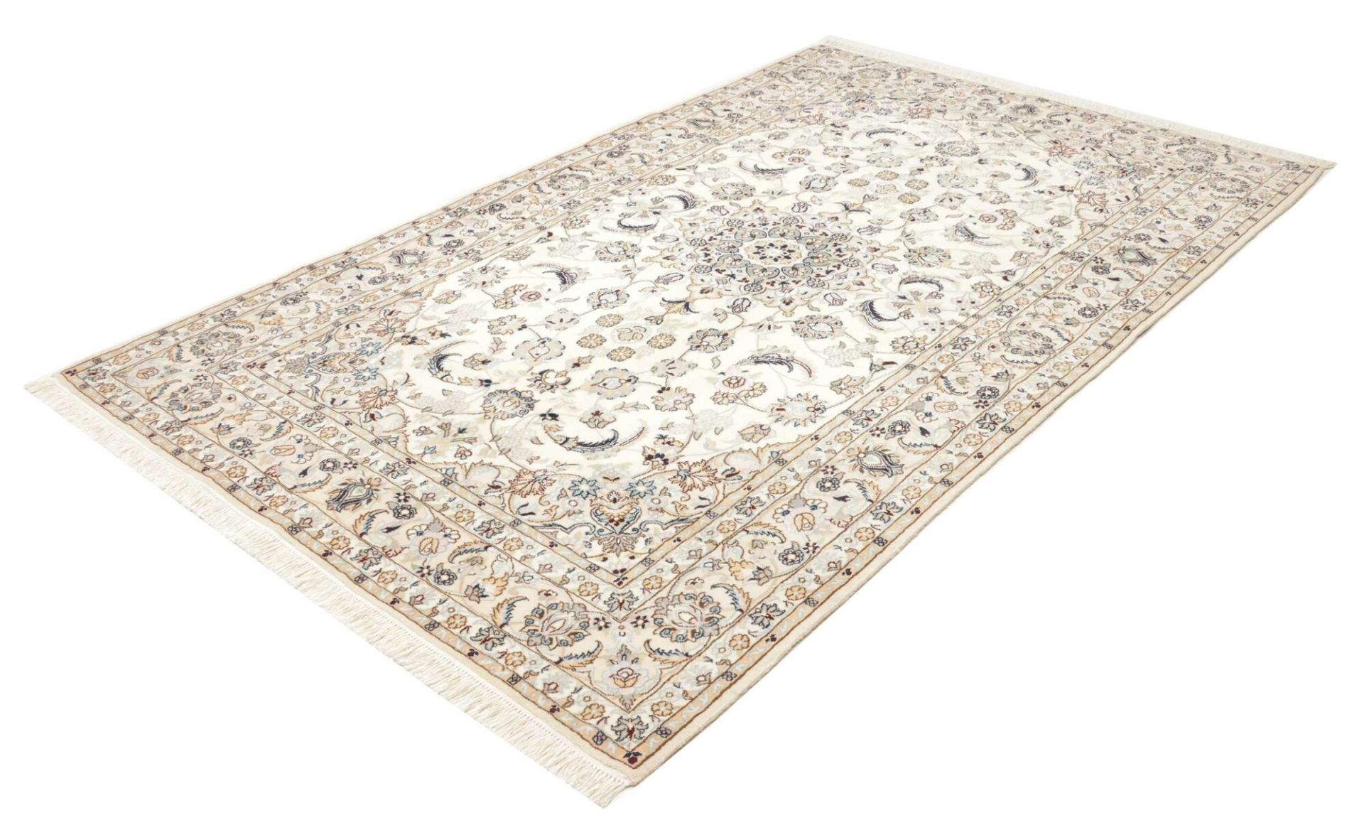 Handgeknüpfter Nain Perserteppich, 162 × 257 cm, Wolle