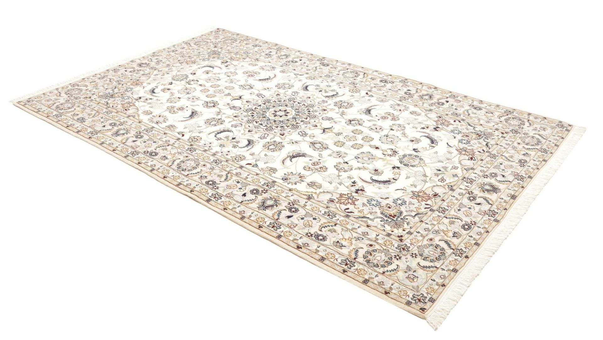 Handgeknüpfter Nain Perserteppich, 162 × 257 cm, Wolle