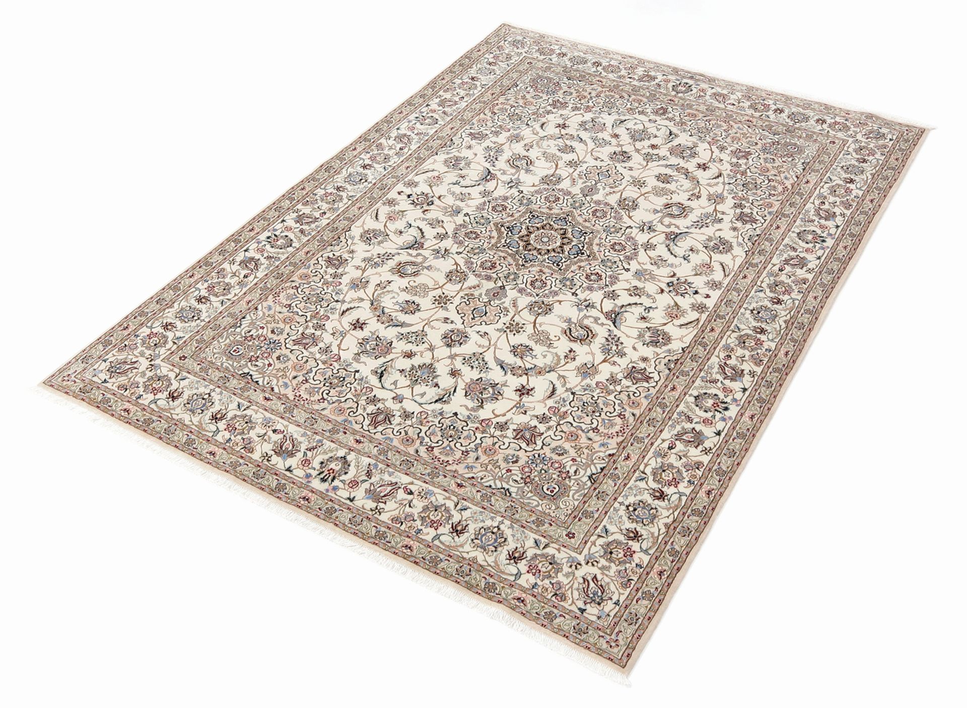 Handgeknüpfter Nain Perserteppich 145 × 207 cm
