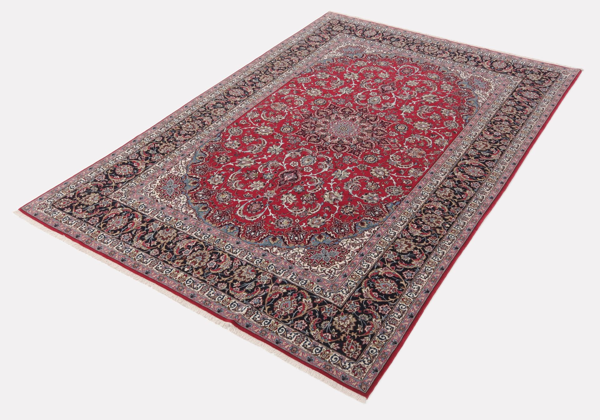 Handgeknüpfter Isfahan Perserteppich 200 × 308 cm