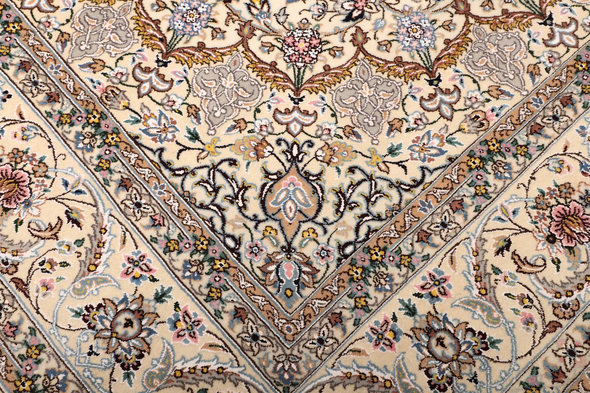 Handgeknüpfter Nain Perserteppich, 207 × 302 cm, Wolle