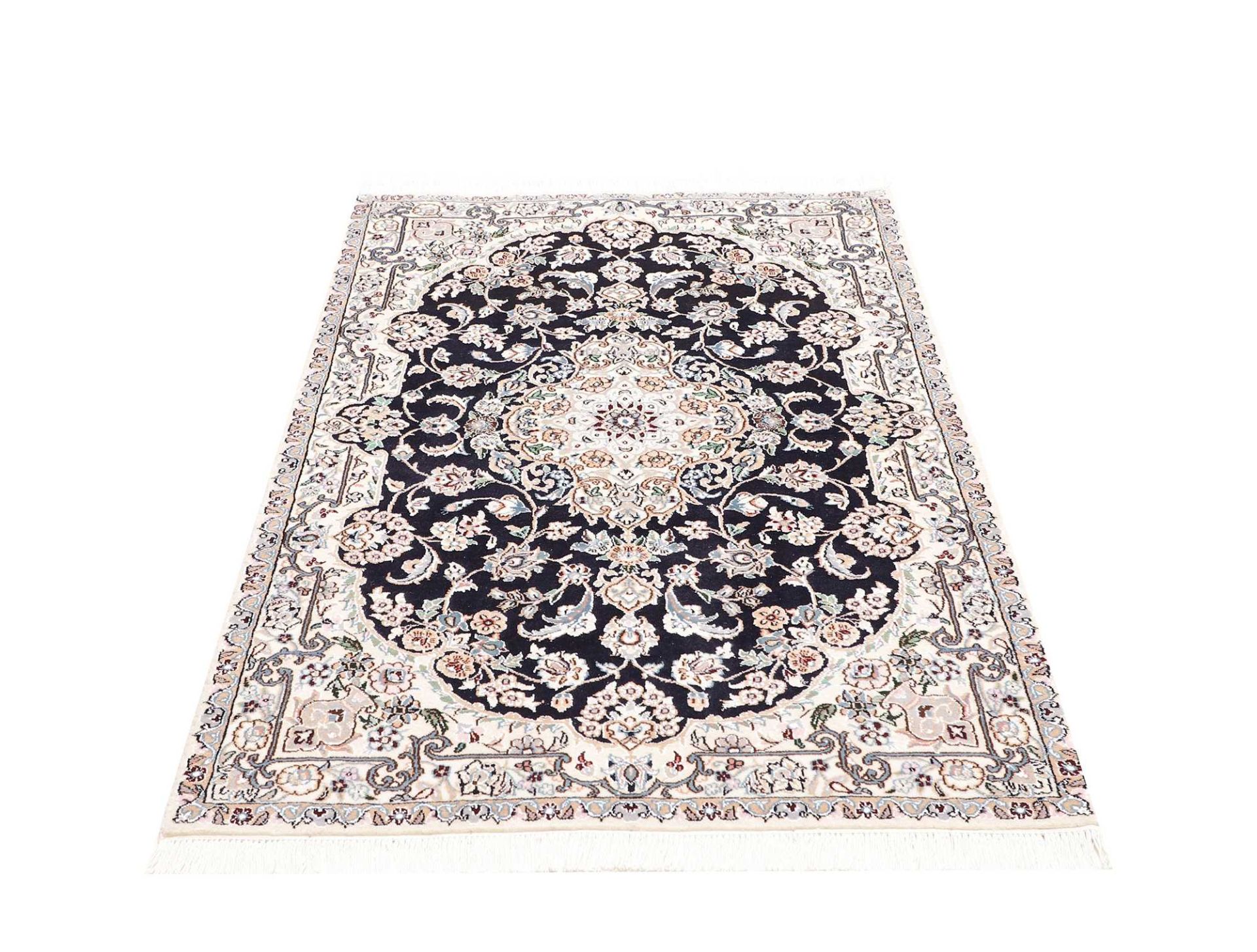 Handgeknüpfter Nain Perserteppich, 102 × 156 cm, Wolle