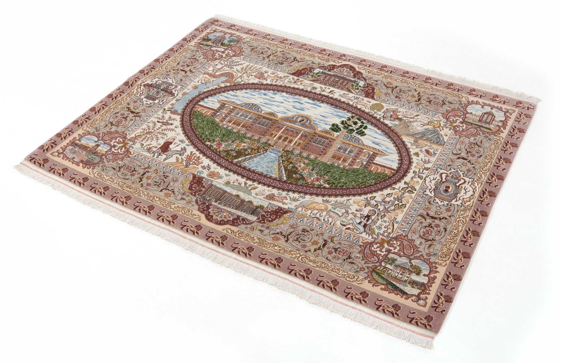 Täbriz Perserteppich aus Iran, 167 × 130 cm