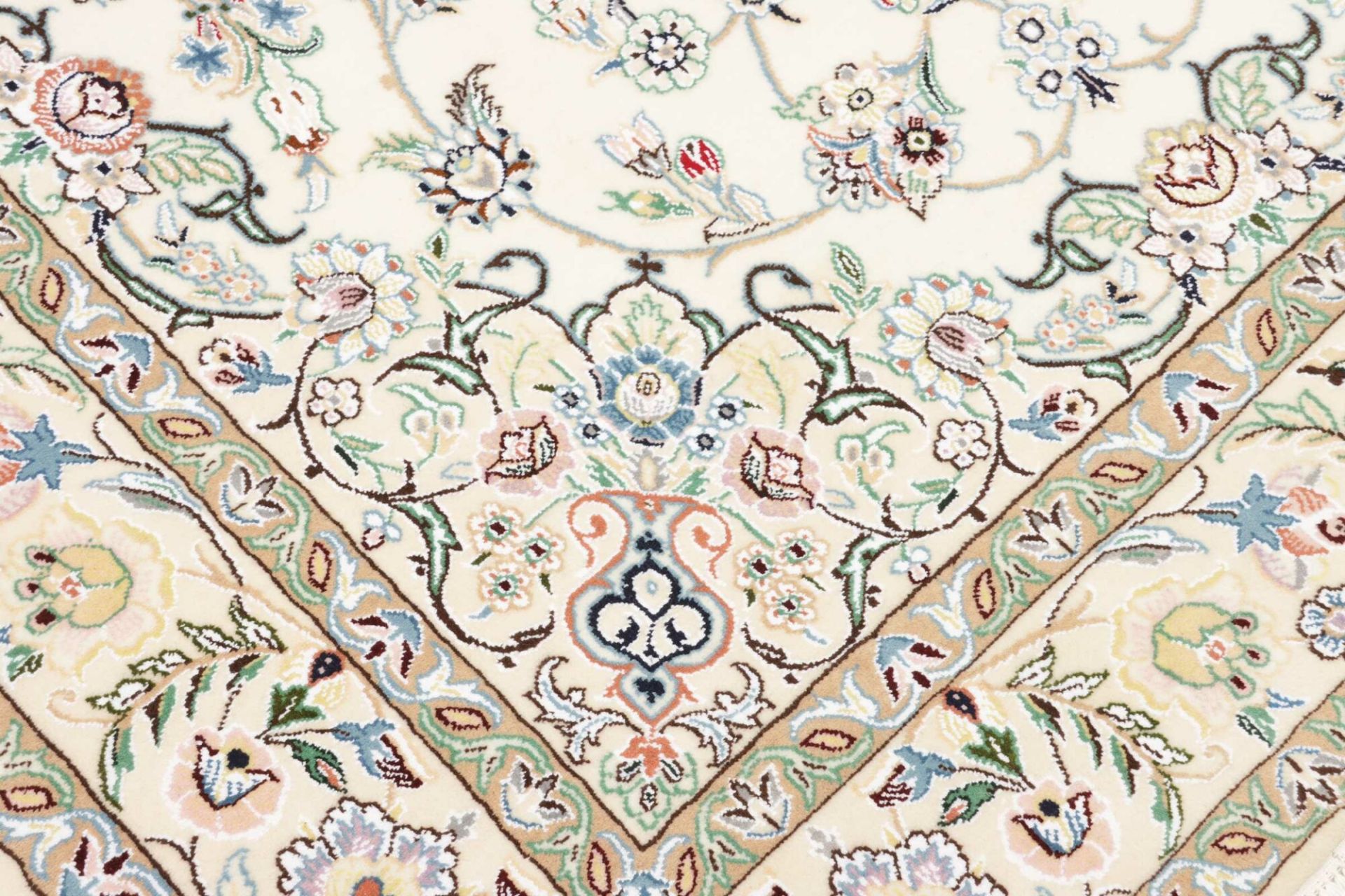 Handgeknüpfter Nain Perserteppich, 158 × 253 cm, Wolle