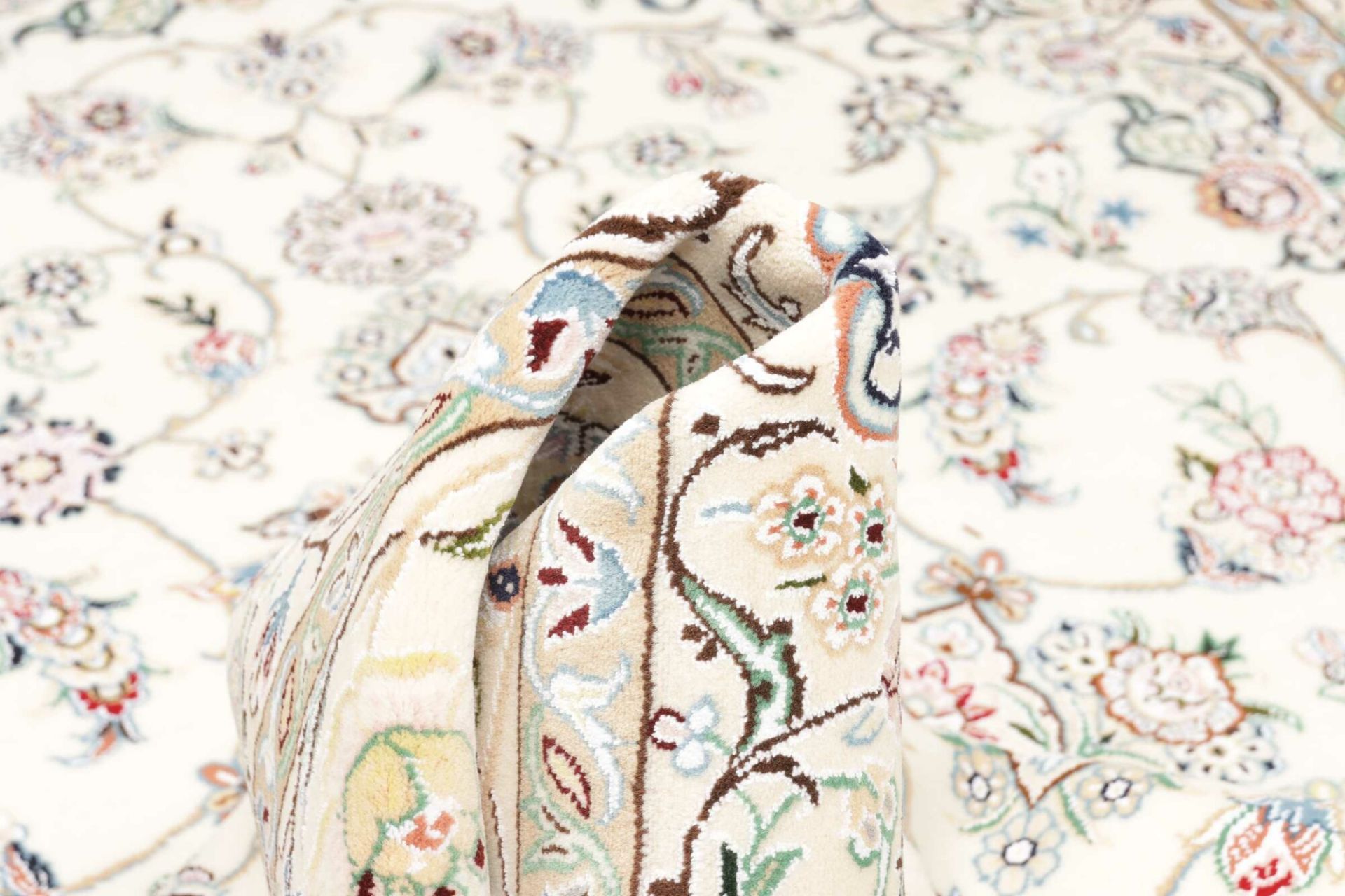 Handgeknüpfter Nain Perserteppich, 158 × 253 cm, Wolle