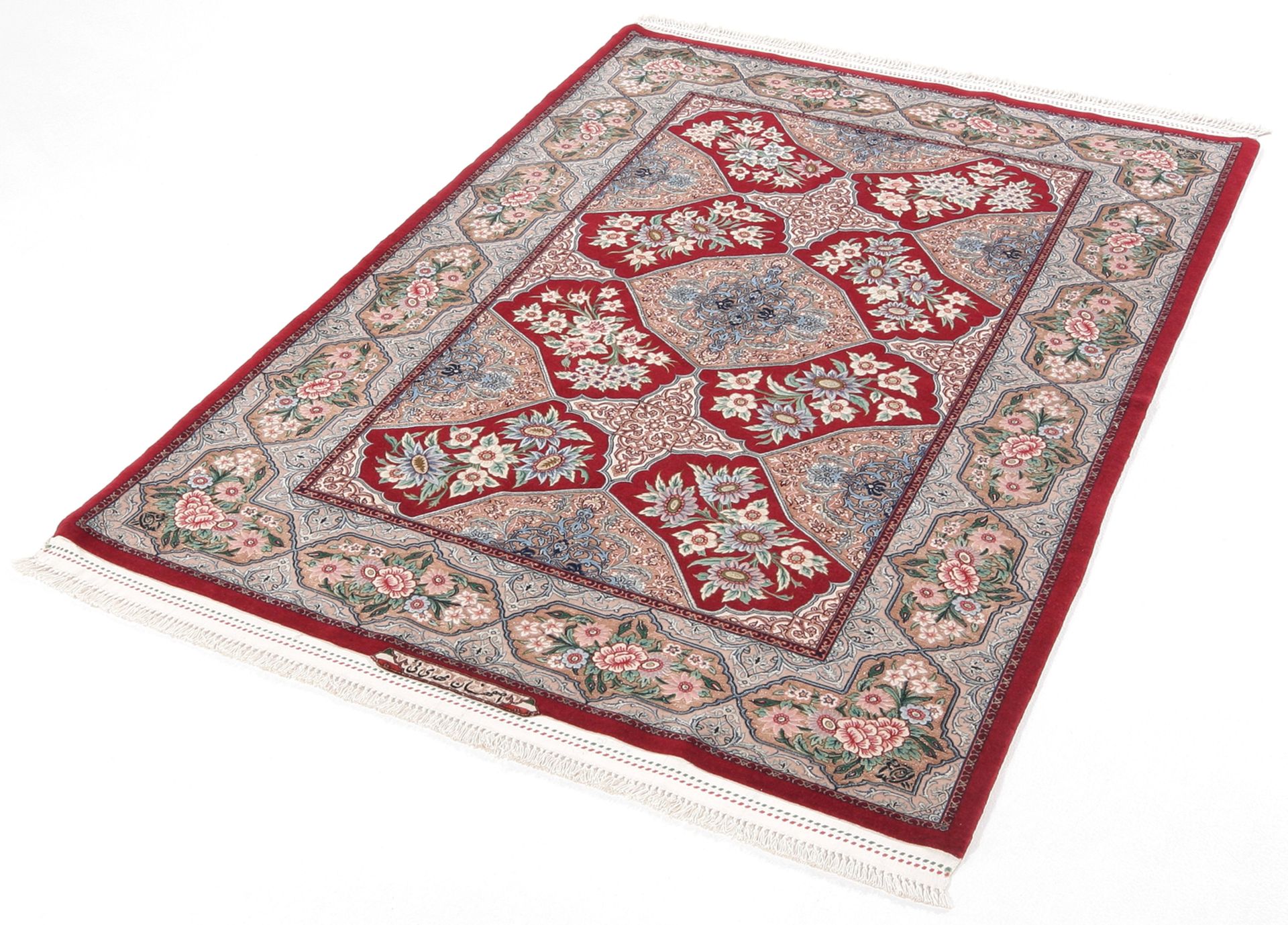 Handgeknüpfter Isfahan Perserteppich 113 × 163 cm