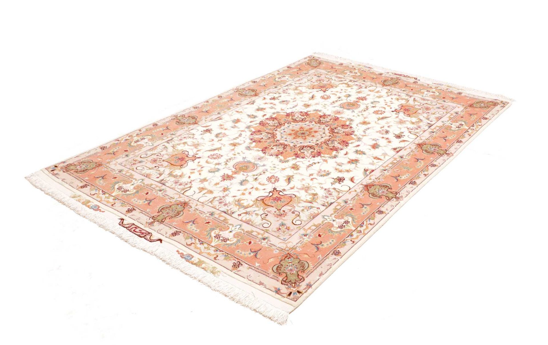 Täbriz Perserteppich 149 × 218 cm aus Wolle, handgeknüpft