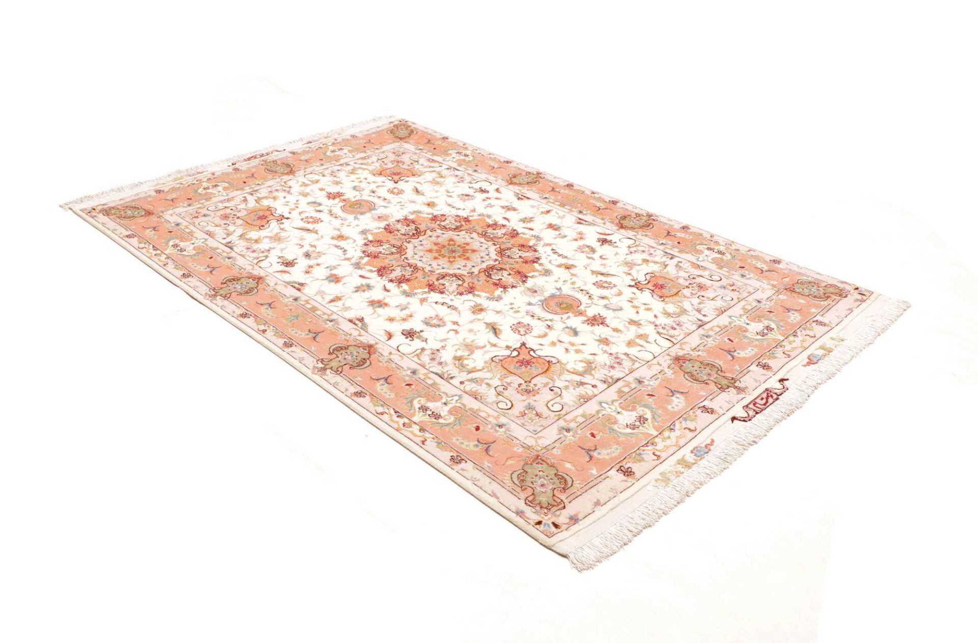 Täbriz Perserteppich 149 × 218 cm aus Wolle, handgeknüpft