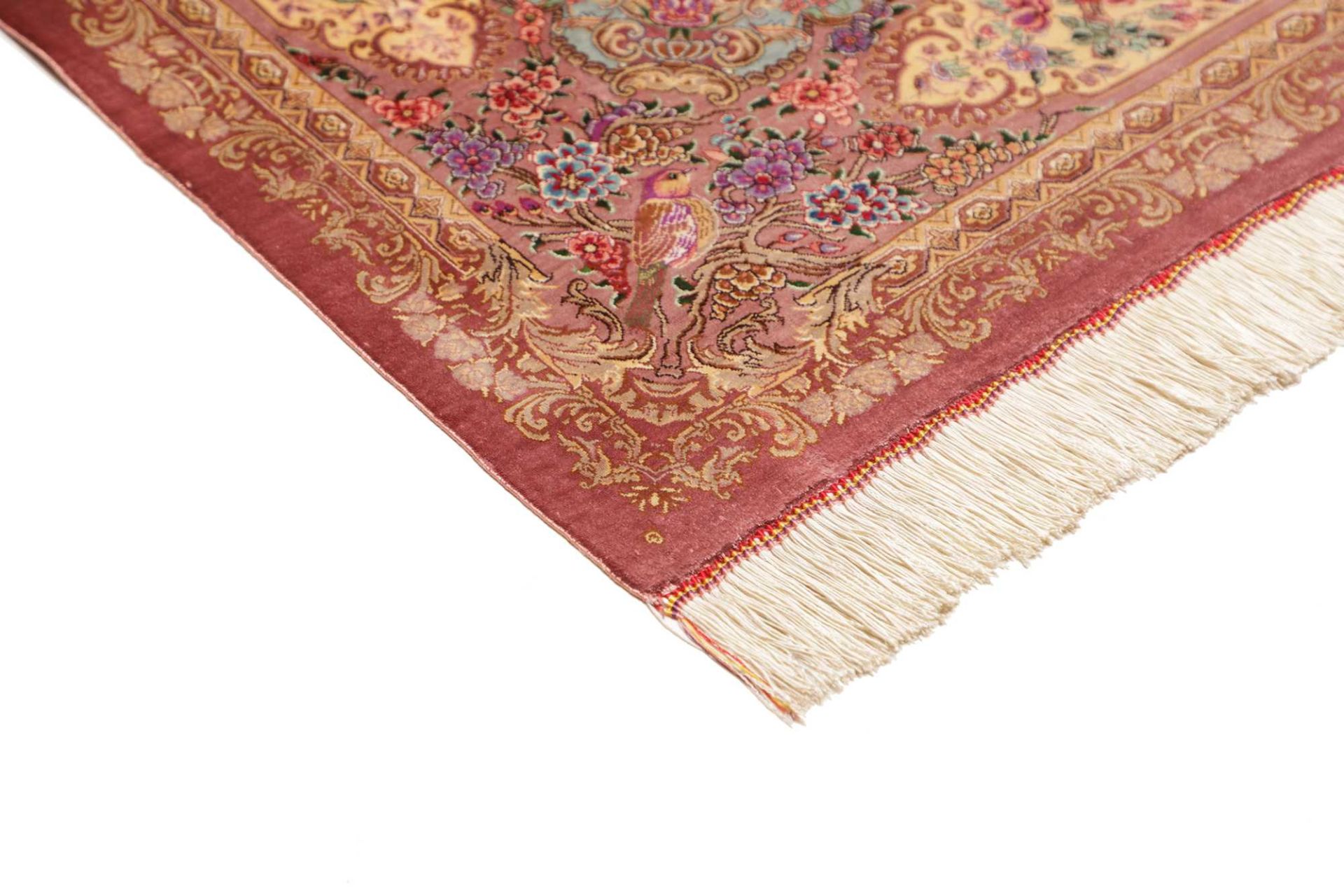Ghom Perserteppich aus Iran, 131 × 197 cm