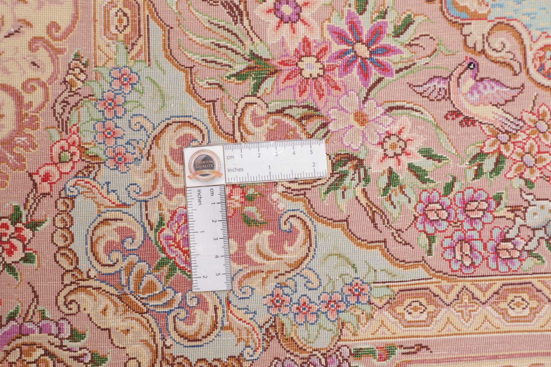 Ghom Perserteppich aus Iran, 131 × 197 cm
