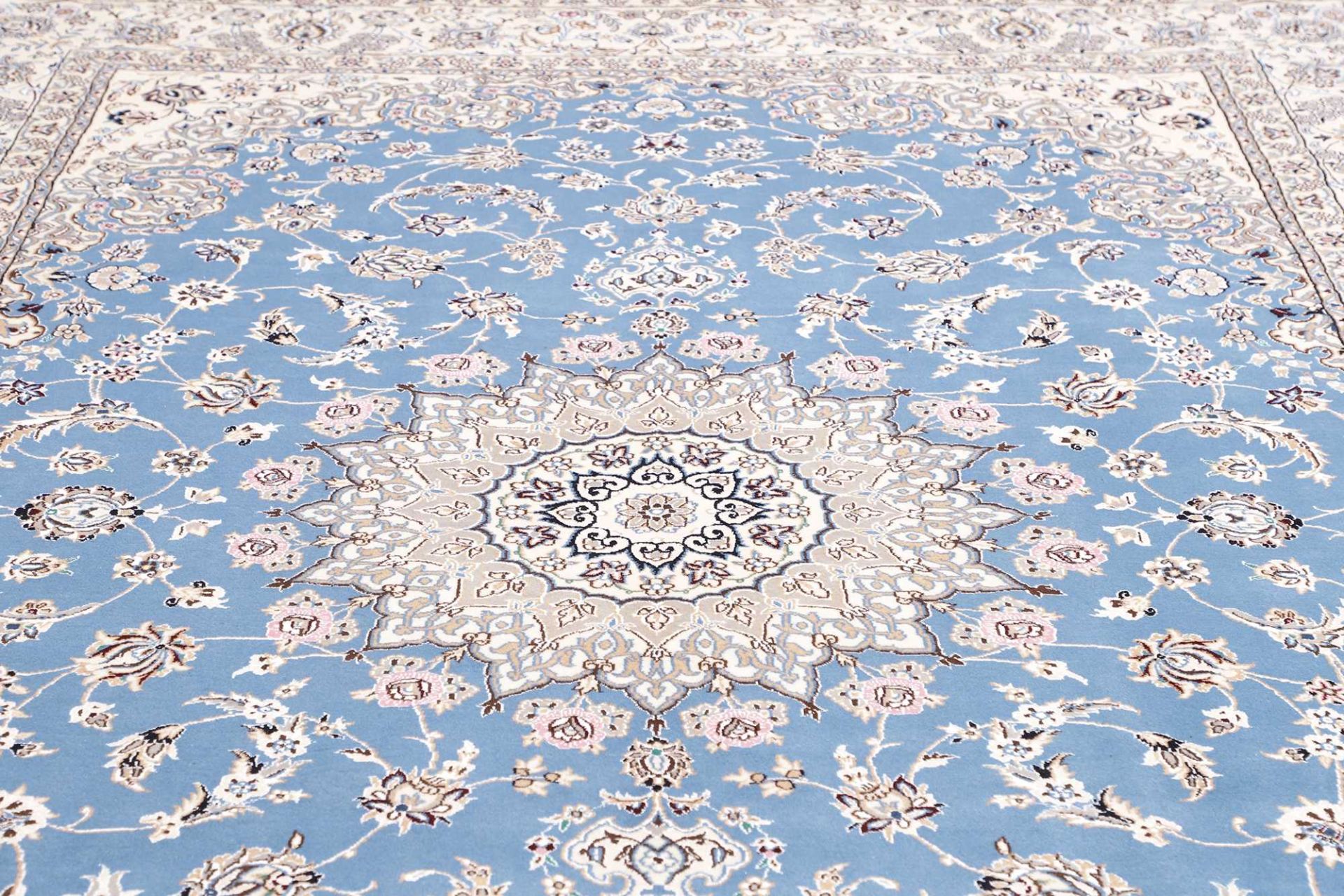 Handgeknüpfter Nain Perserteppich, 251 × 347 cm, Wolle