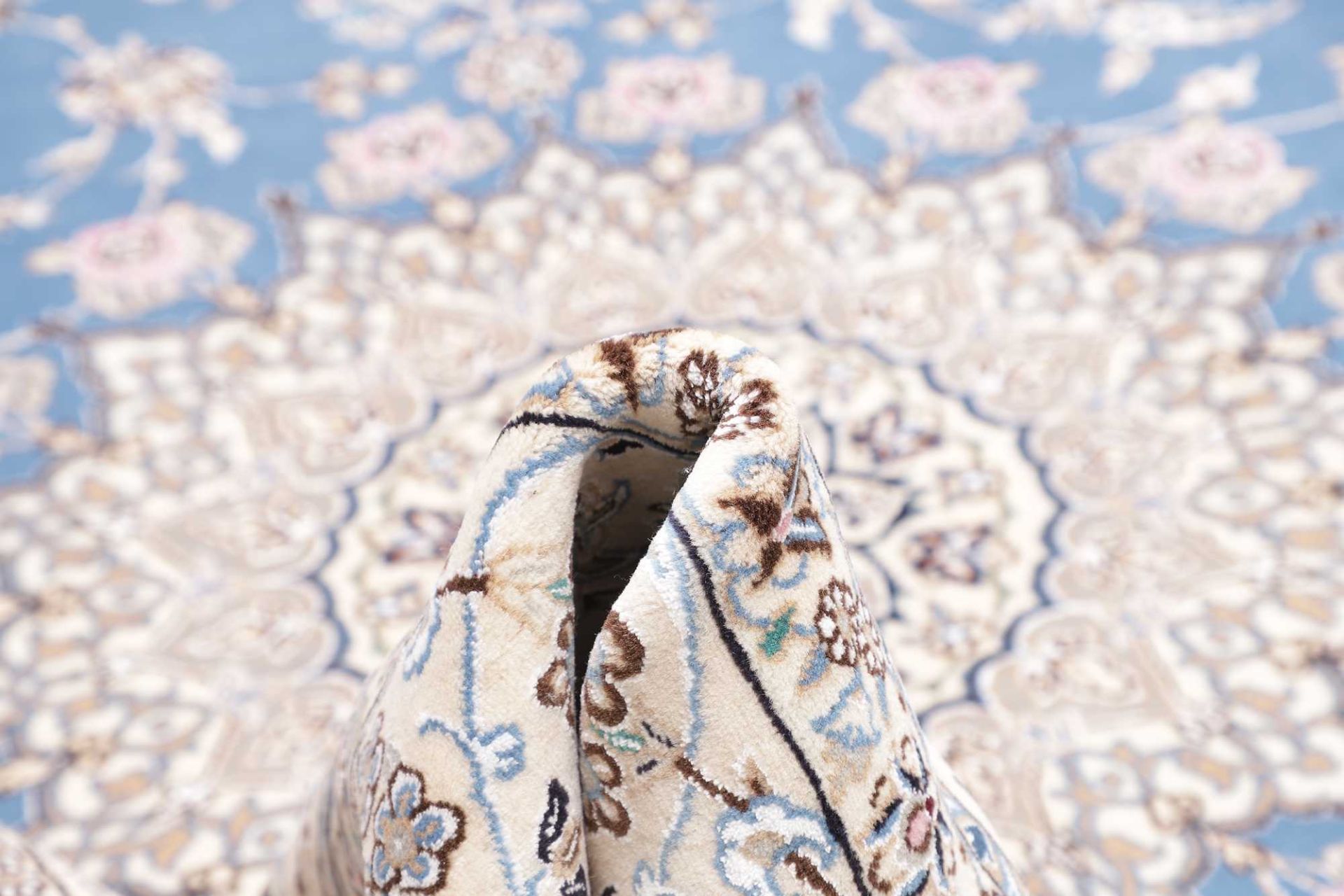 Handgeknüpfter Nain Perserteppich, 251 × 347 cm, Wolle