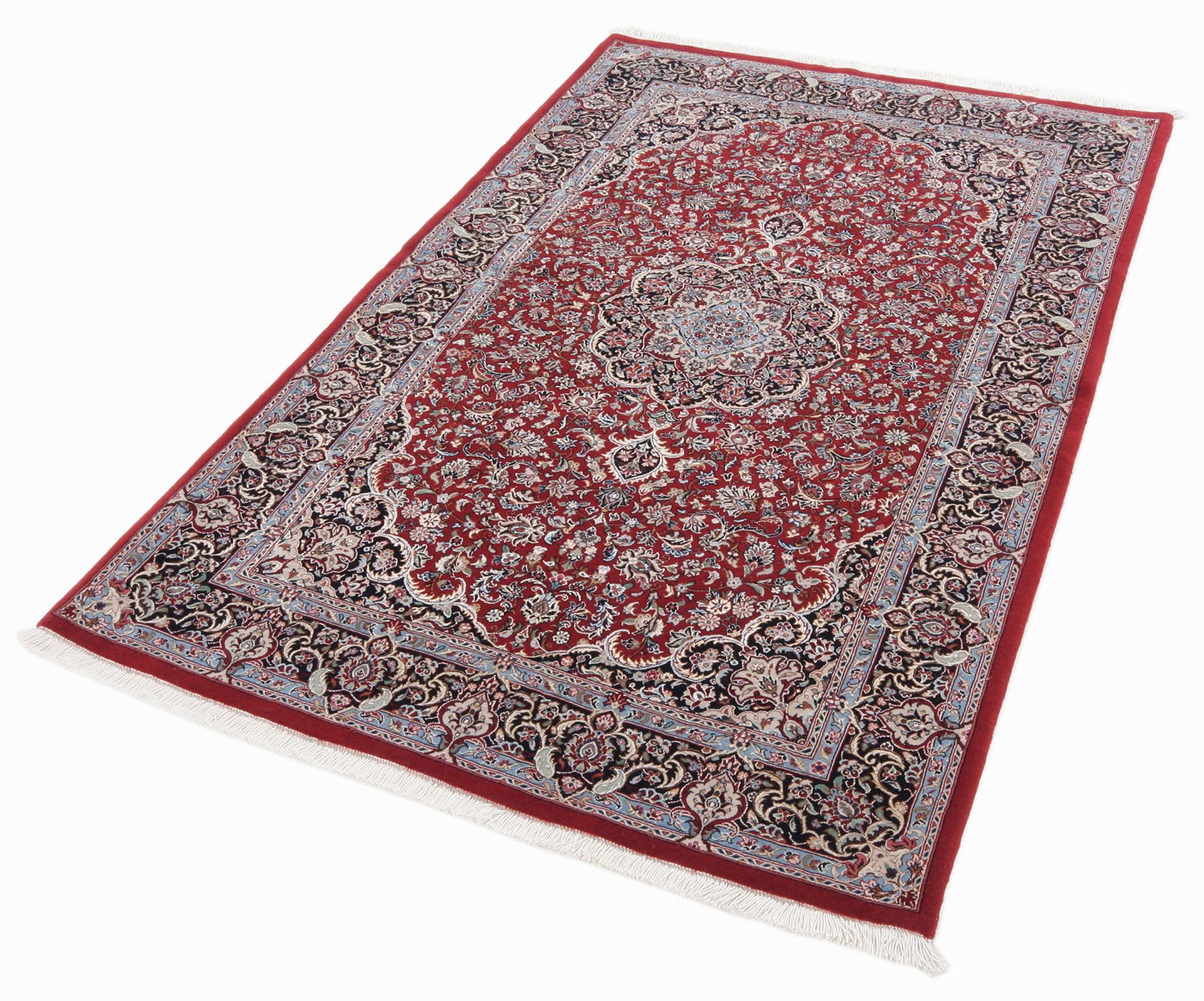 perserteppich-isfahan-105-x-170-cm-schurwolle-seide-handgeknupft-7 Handgeknüpfter Isfahan Perserteppich, 105 × 170 cm, Wolle & Seide